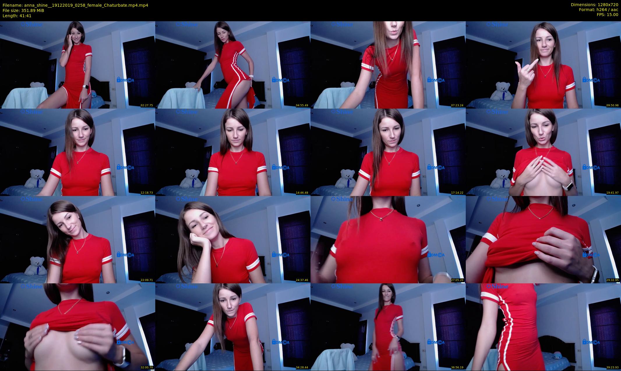 anna_shine_ — 42 minute Chaturbate female cam show recording, 720p, Dec 19, 2019