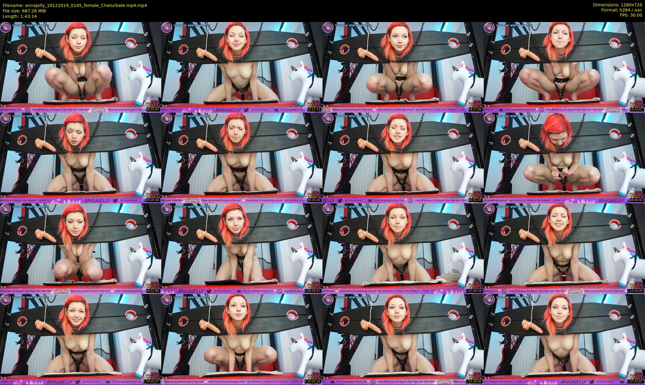 annajelly — 104 minute Chaturbate couple cam show recording, 720p, Dec 19, 2019