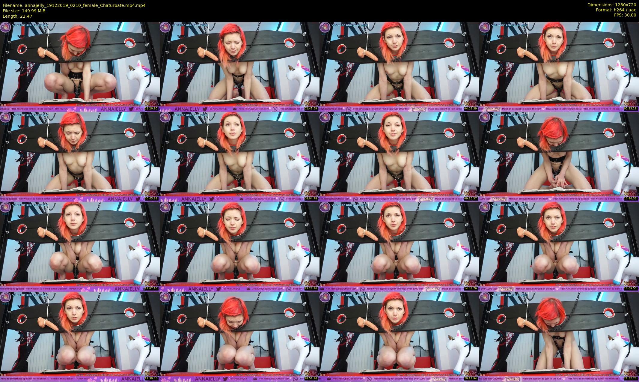 annajelly — 23 minute Chaturbate couple cam show recording, 720p, Dec 19, 2019