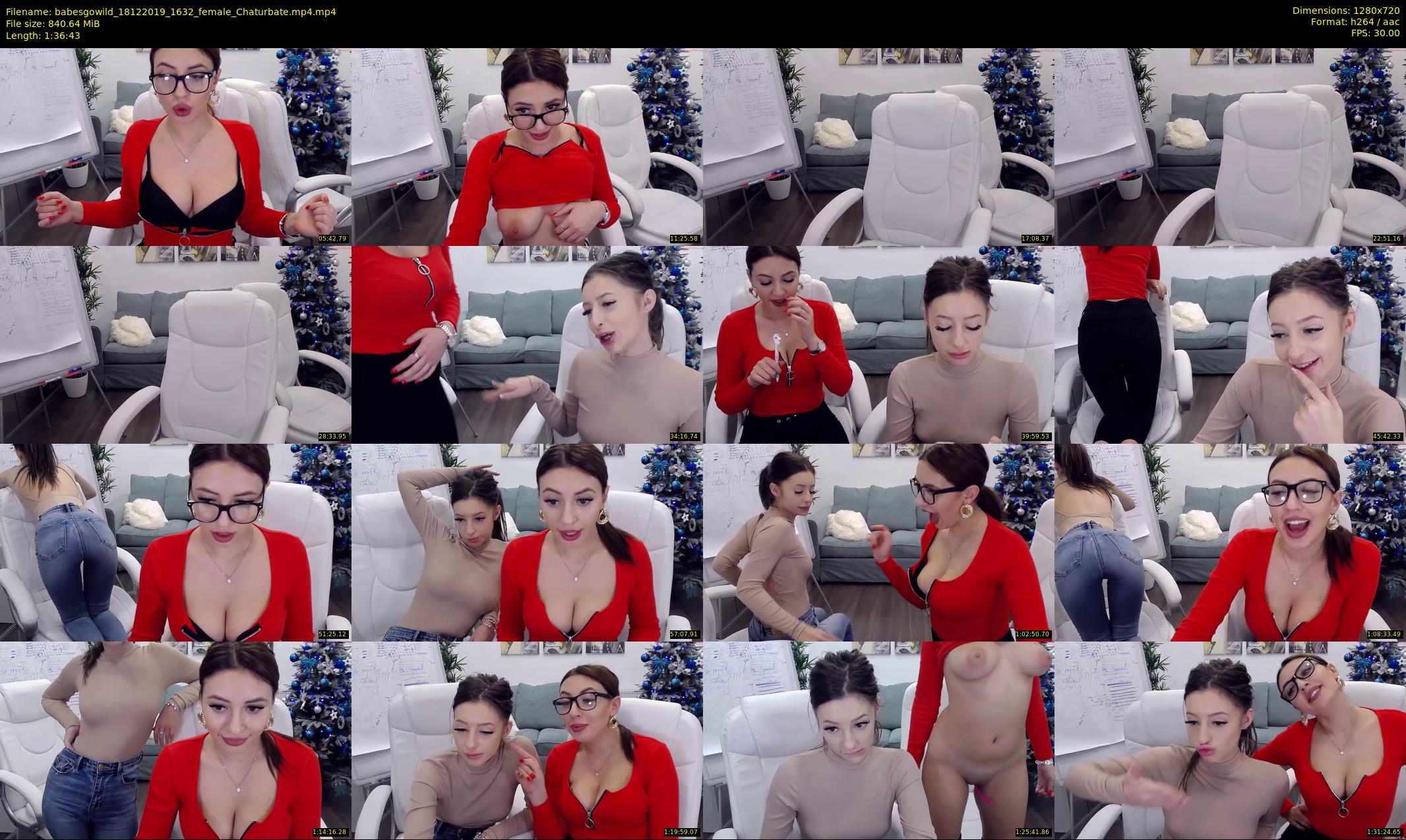 babesgowild — 97 minute Chaturbate couple cam show recording, 720p, Dec 18, 2019