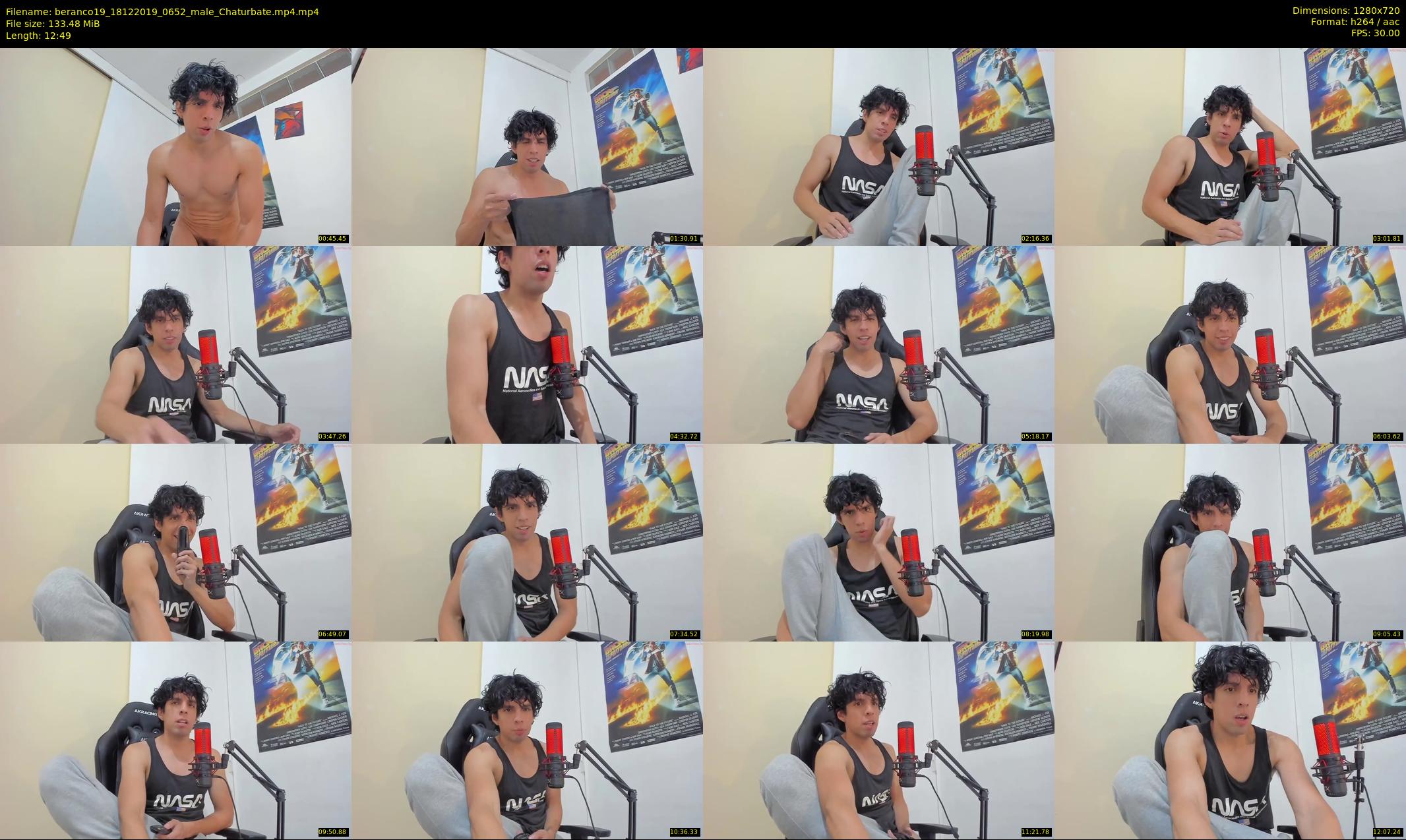 beranco19 — 13 minute Chaturbate male cam show recording, 720p, Dec 18, 2019