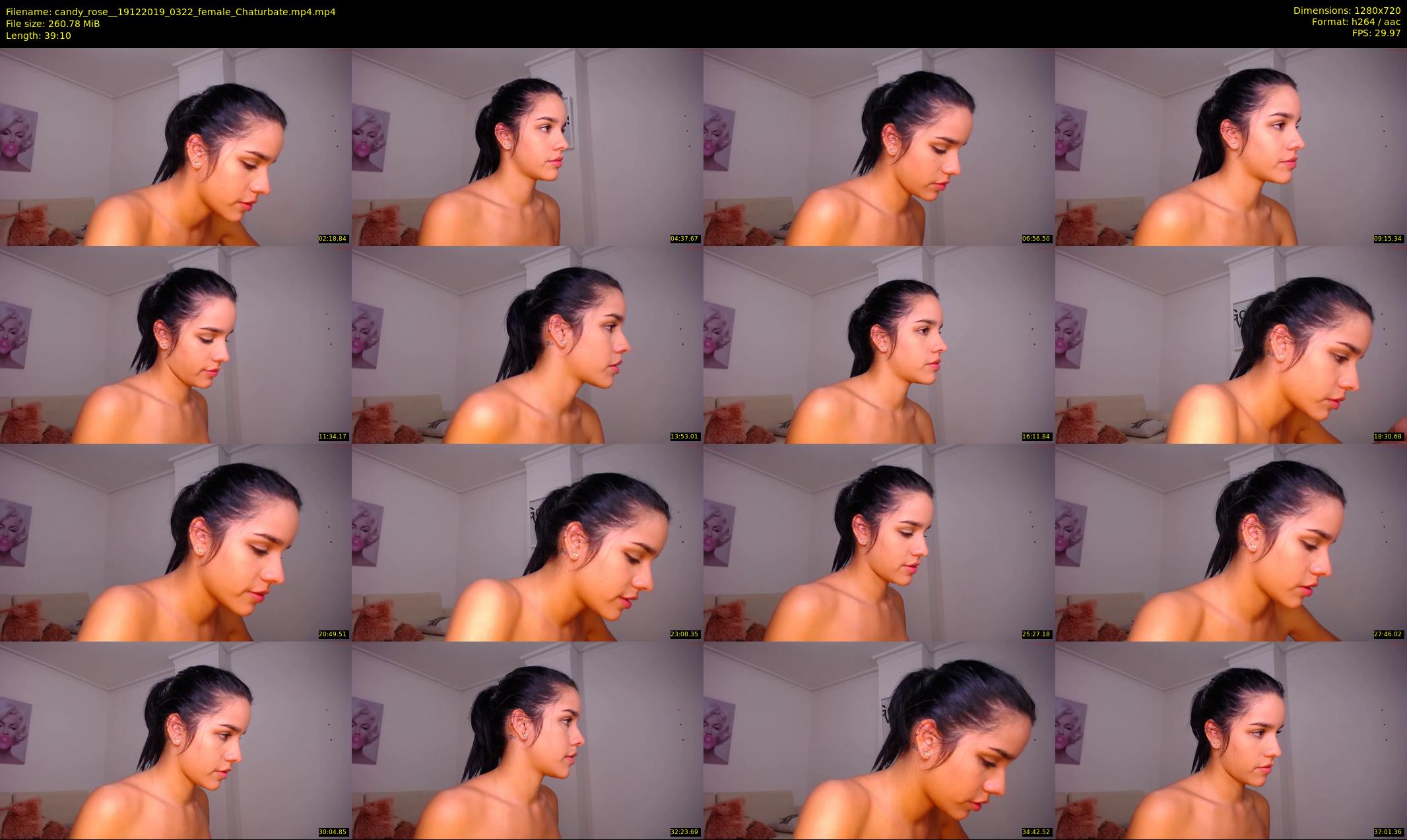 candy_rose_ — 40 minute Chaturbate female cam show recording, 720p, Dec 19, 2019