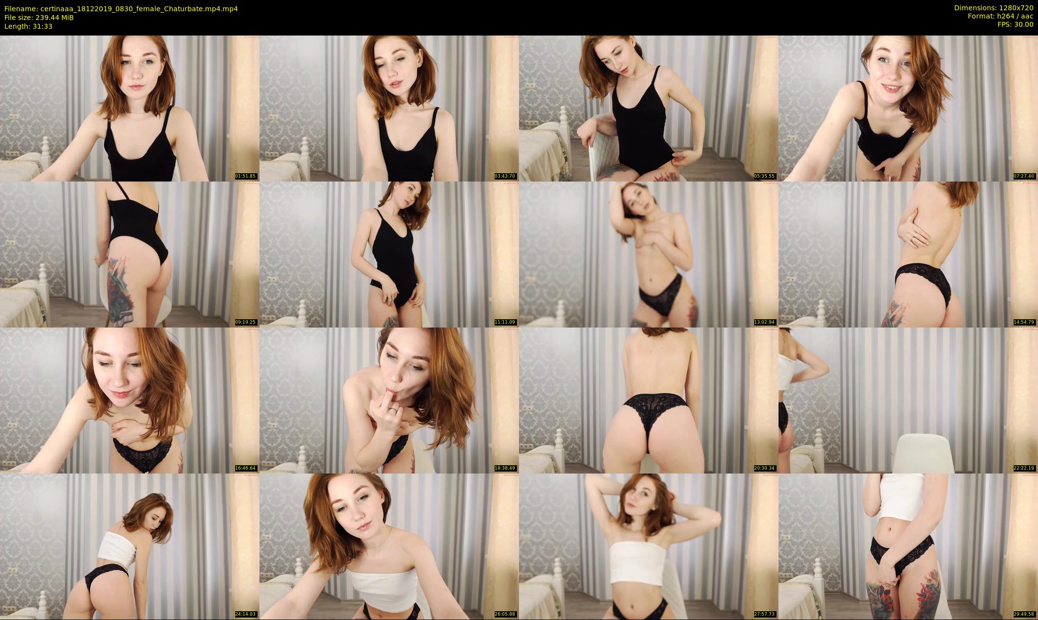certinaaa — 32 minute Chaturbate female cam show recording, 720p, Dec 18, 2019