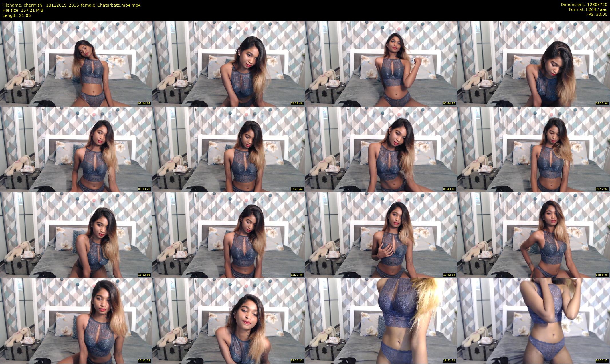 cherrrish_ — 22 minute Chaturbate female cam show recording, 720p, Dec 18, 2019