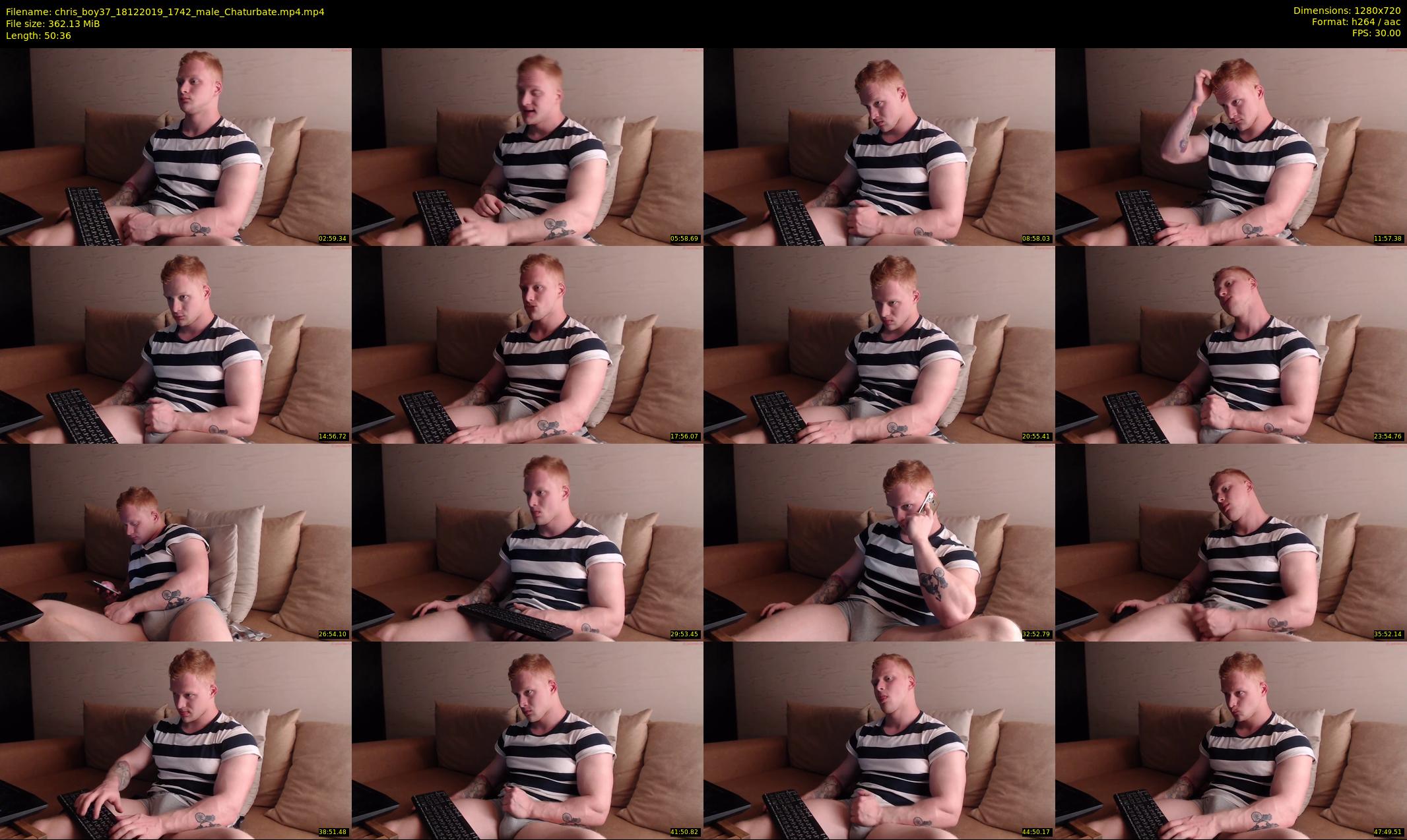chris_boy37 — 51 minute Chaturbate male cam show recording, 720p, Dec 18, 2019