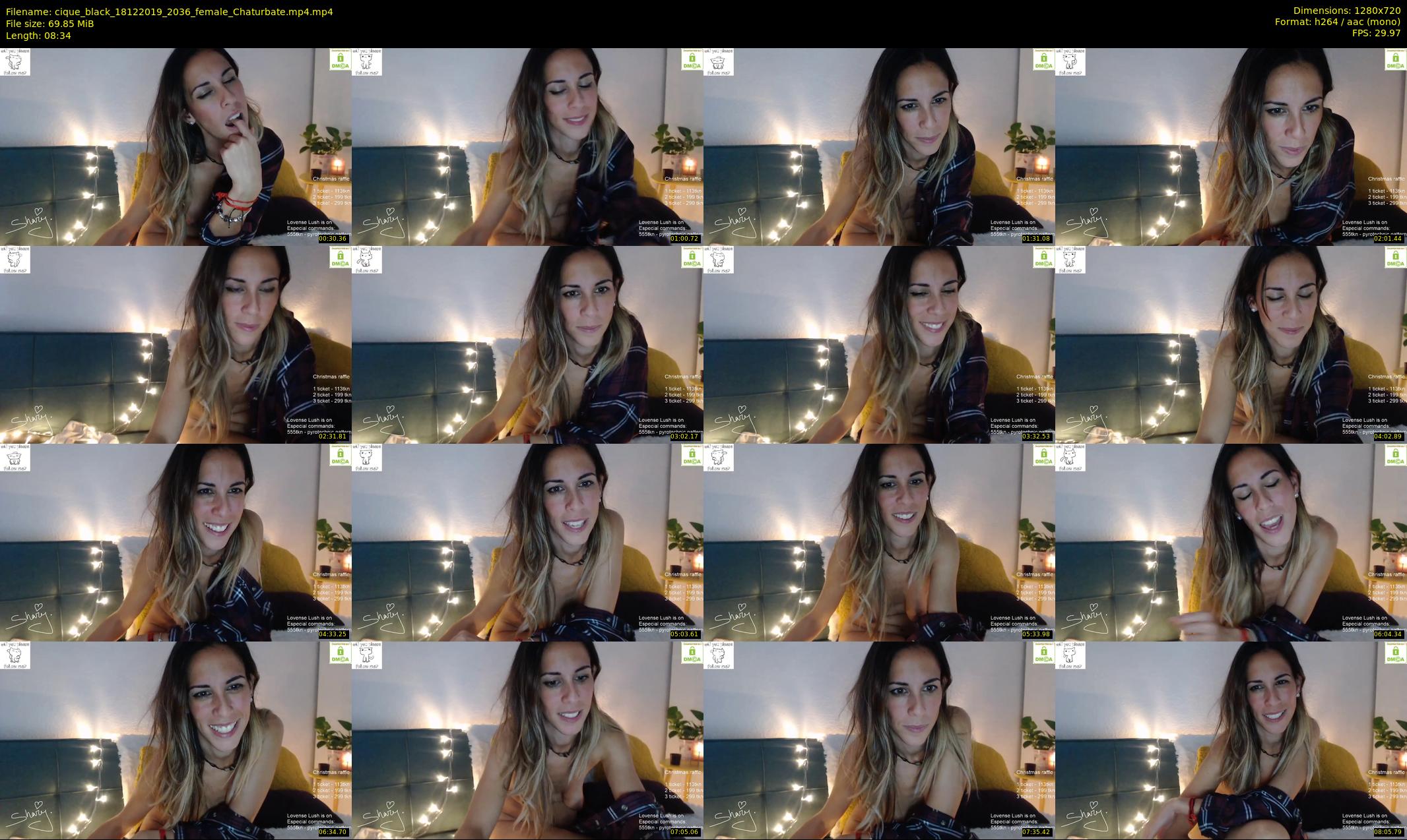 cique_black — 9 minute Chaturbate female cam show recording, 720p, Dec 18, 2019