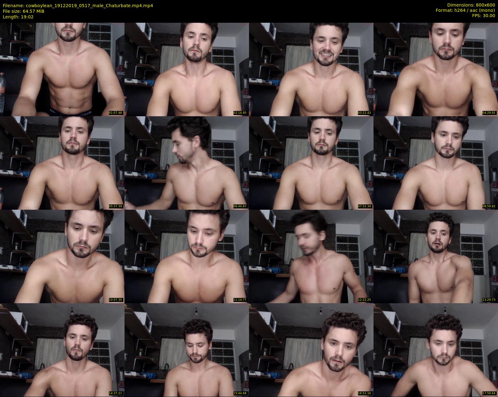 cowboylean — 20 minute Chaturbate male cam show recording, 480p, Dec 19, 2019