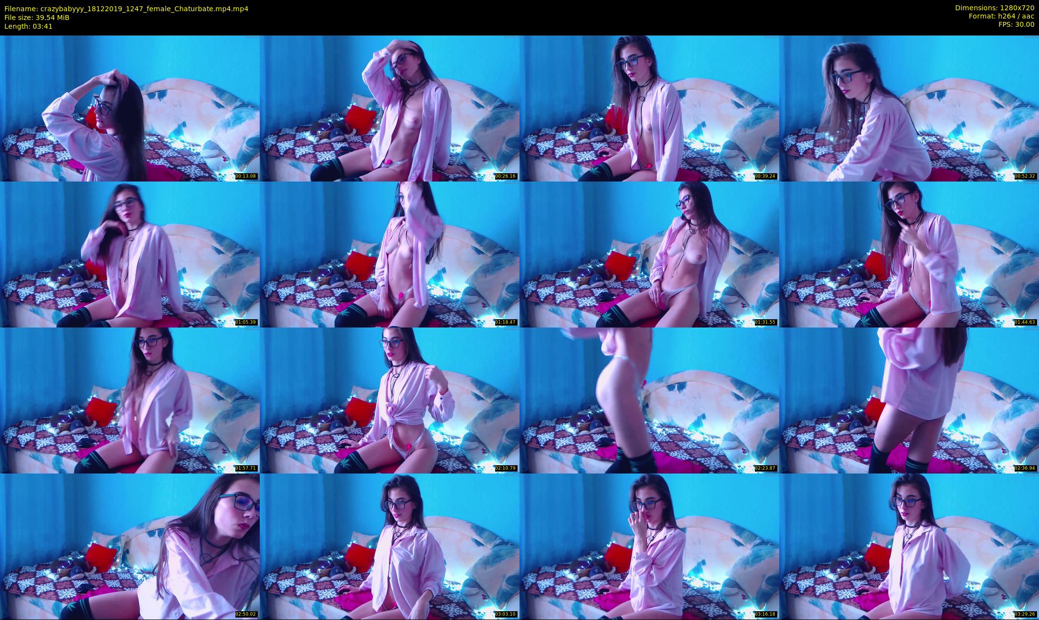 crazybabyyy — 4 minute Chaturbate couple cam show recording, 720p, Dec 18, 2019