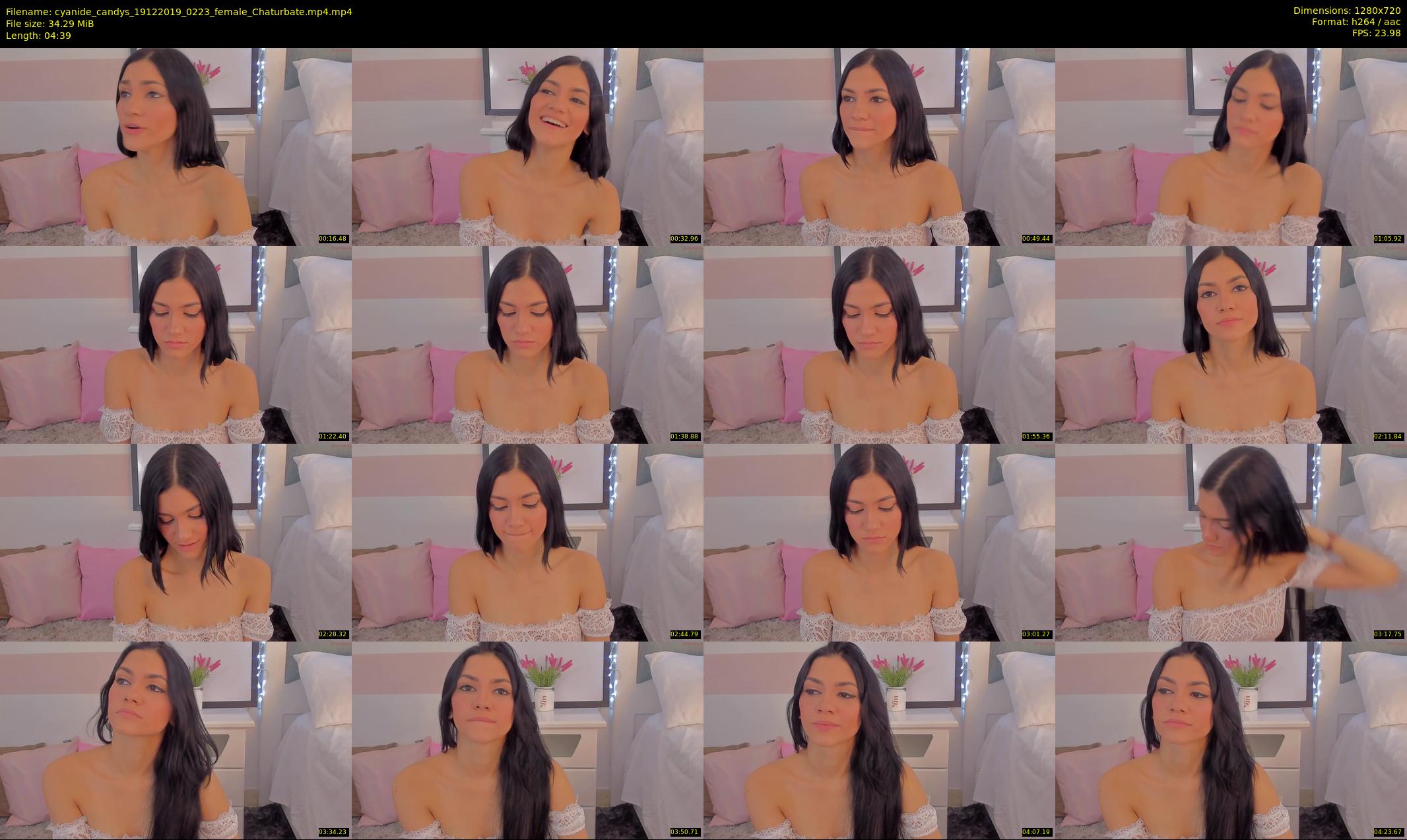 cyanide_candys — 5 minute Chaturbate female cam show recording, 720p, Dec 19, 2019