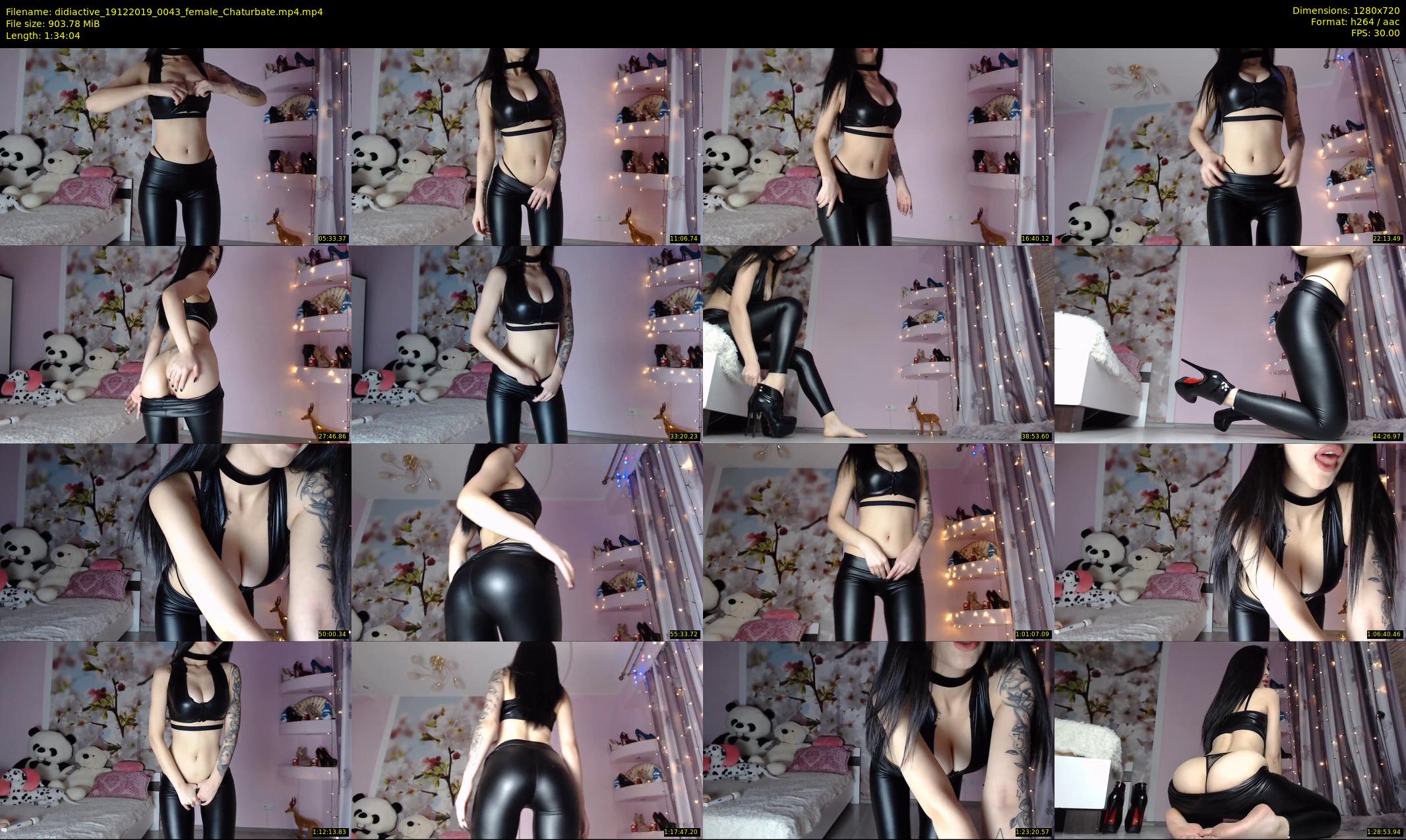 didiactive — 95 minute Chaturbate female cam show recording, 720p, Dec 19, 2019