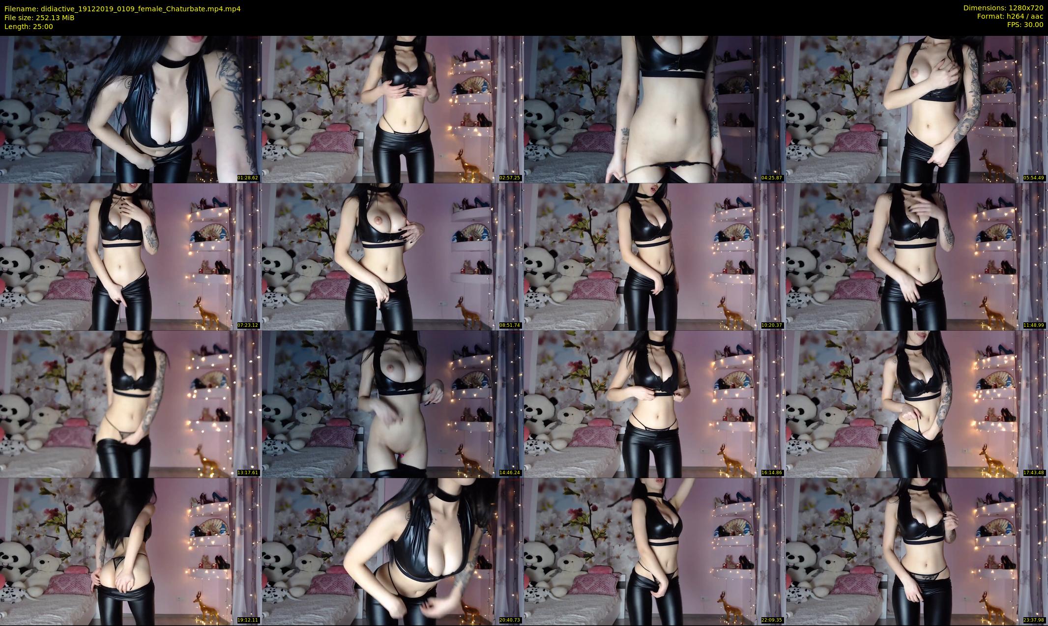 didiactive — 25 minute Chaturbate female cam show recording, 720p, Dec 19, 2019