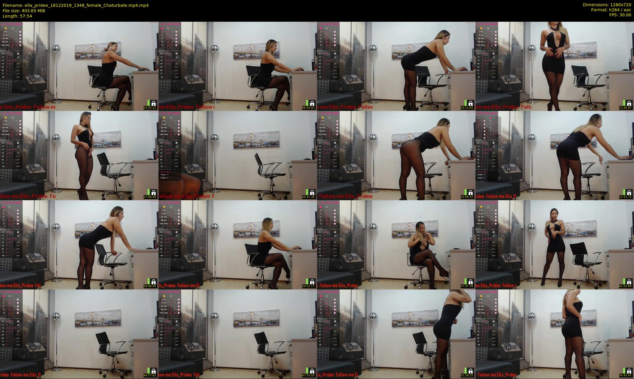ella_pridee — 58 minute Chaturbate female cam show recording, 720p, Dec 18, 2019