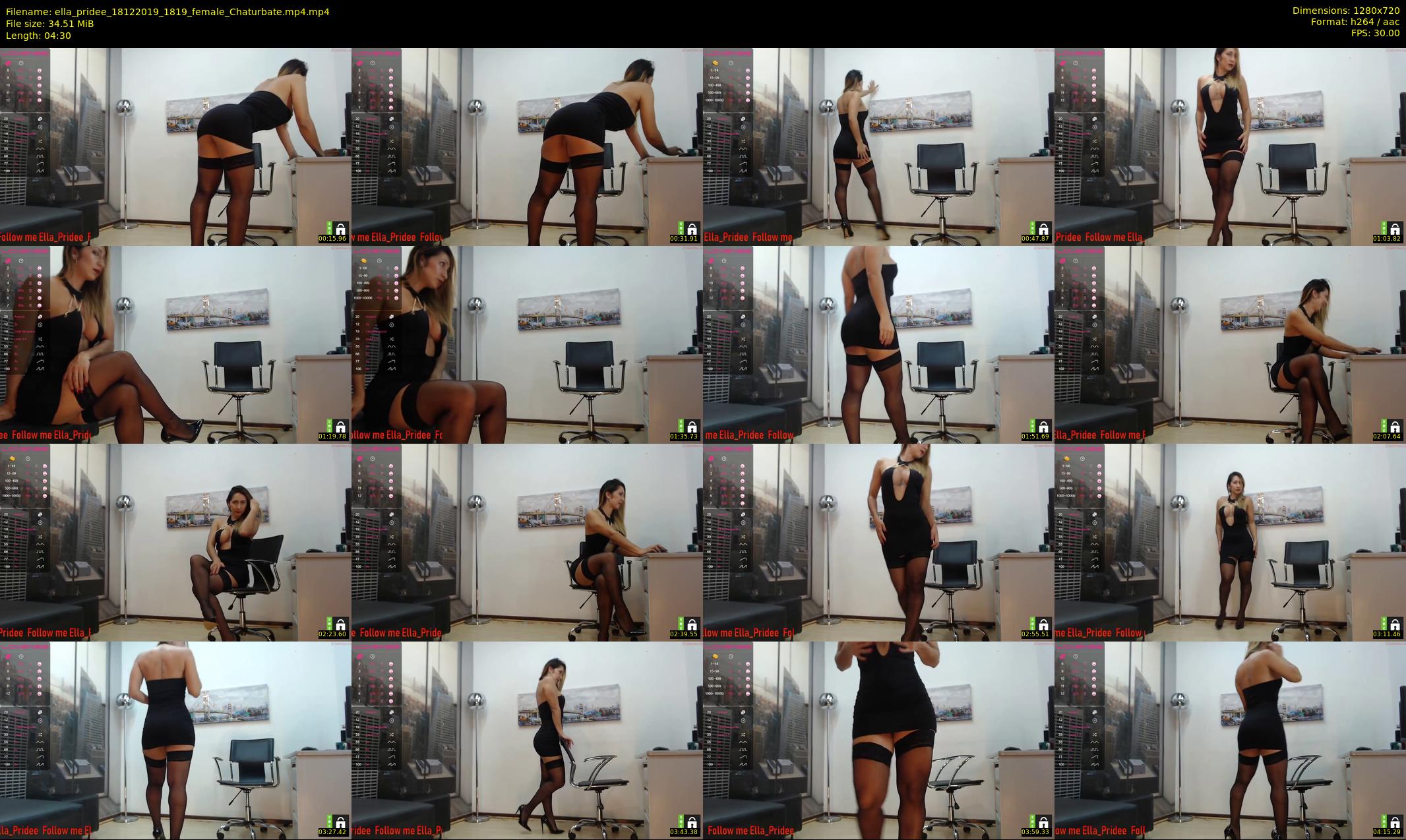 ella_pridee — 5 minute Chaturbate female cam show recording, 720p, Dec 18, 2019