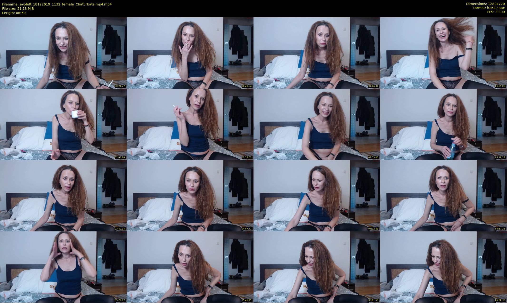 evolett — 7 minute Chaturbate female cam show recording, 720p, Dec 18, 2019