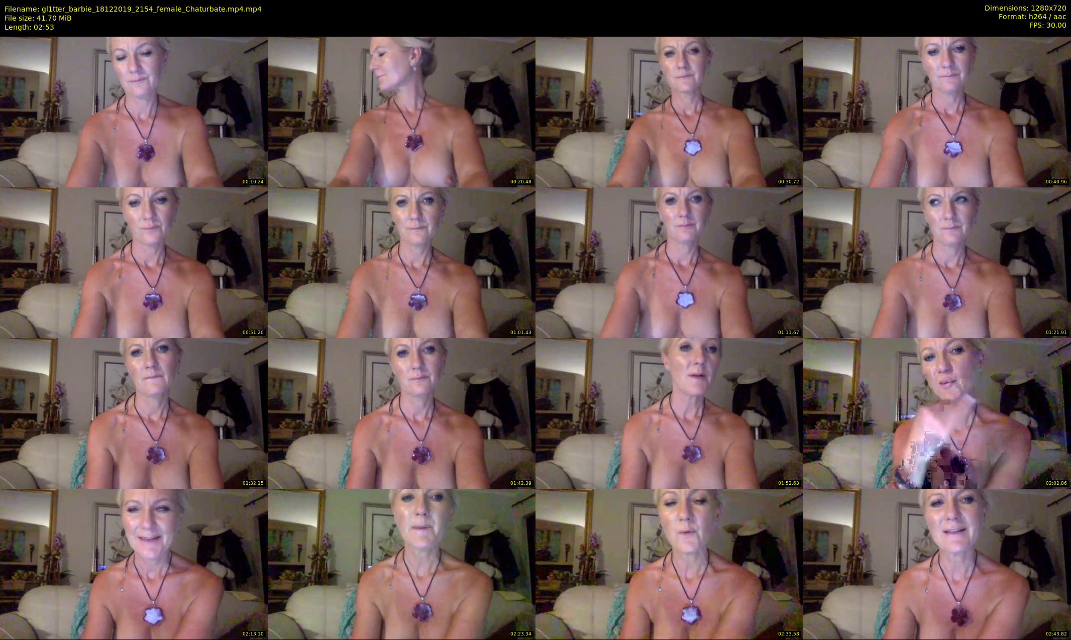 gl1tter_barbie — 3 minute Chaturbate female cam show recording, 720p, Dec 18, 2019