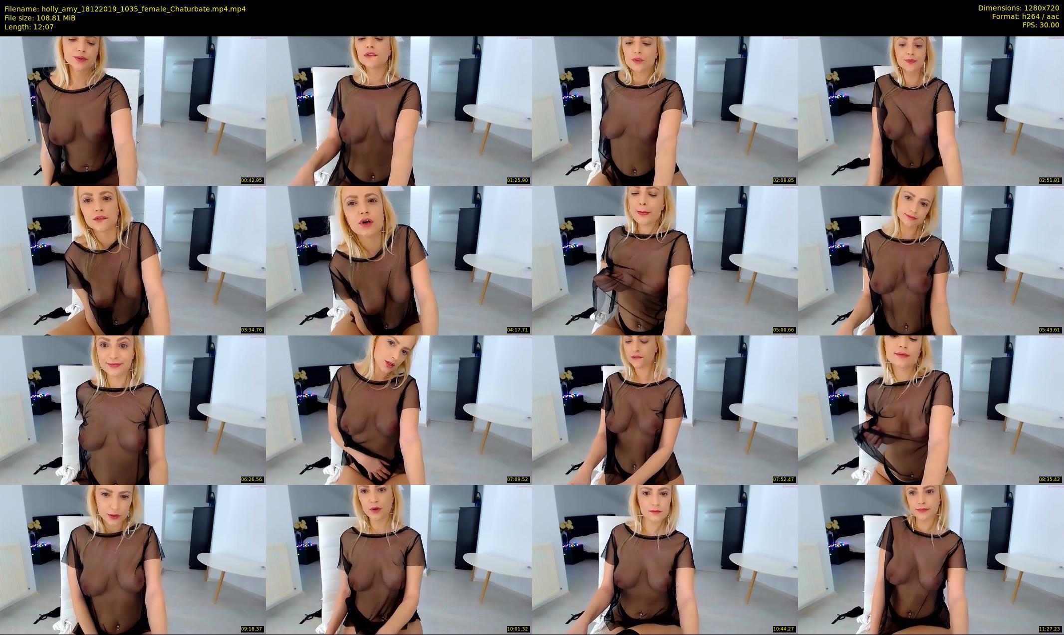 holly_amy — 13 minute Chaturbate couple cam show recording, 720p, Dec 18, 2019