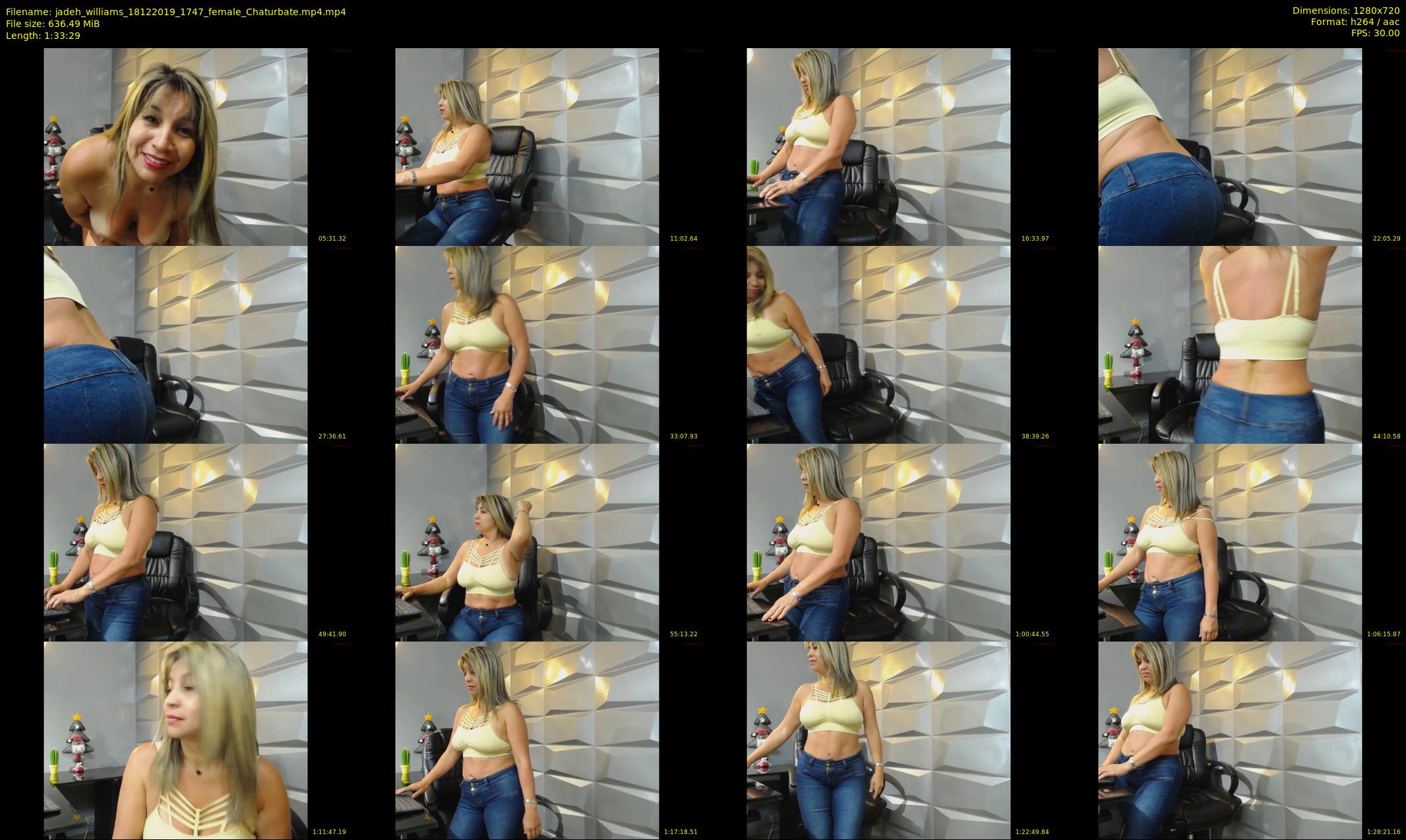 jadeh_williams — 94 minute Chaturbate female cam show recording, 720p, Dec 18, 2019