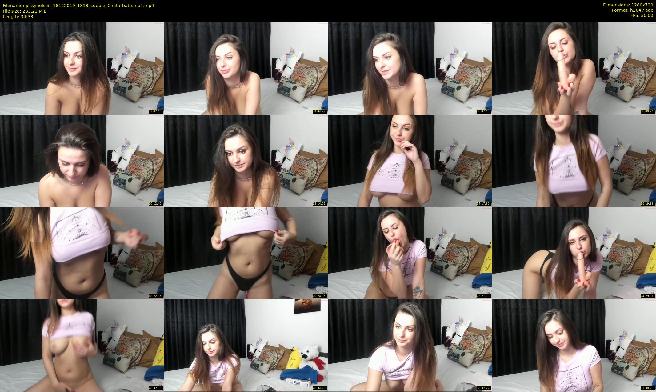 jessynelson — 35 minute Chaturbate female cam show recording, 720p, Dec 18, 2019
