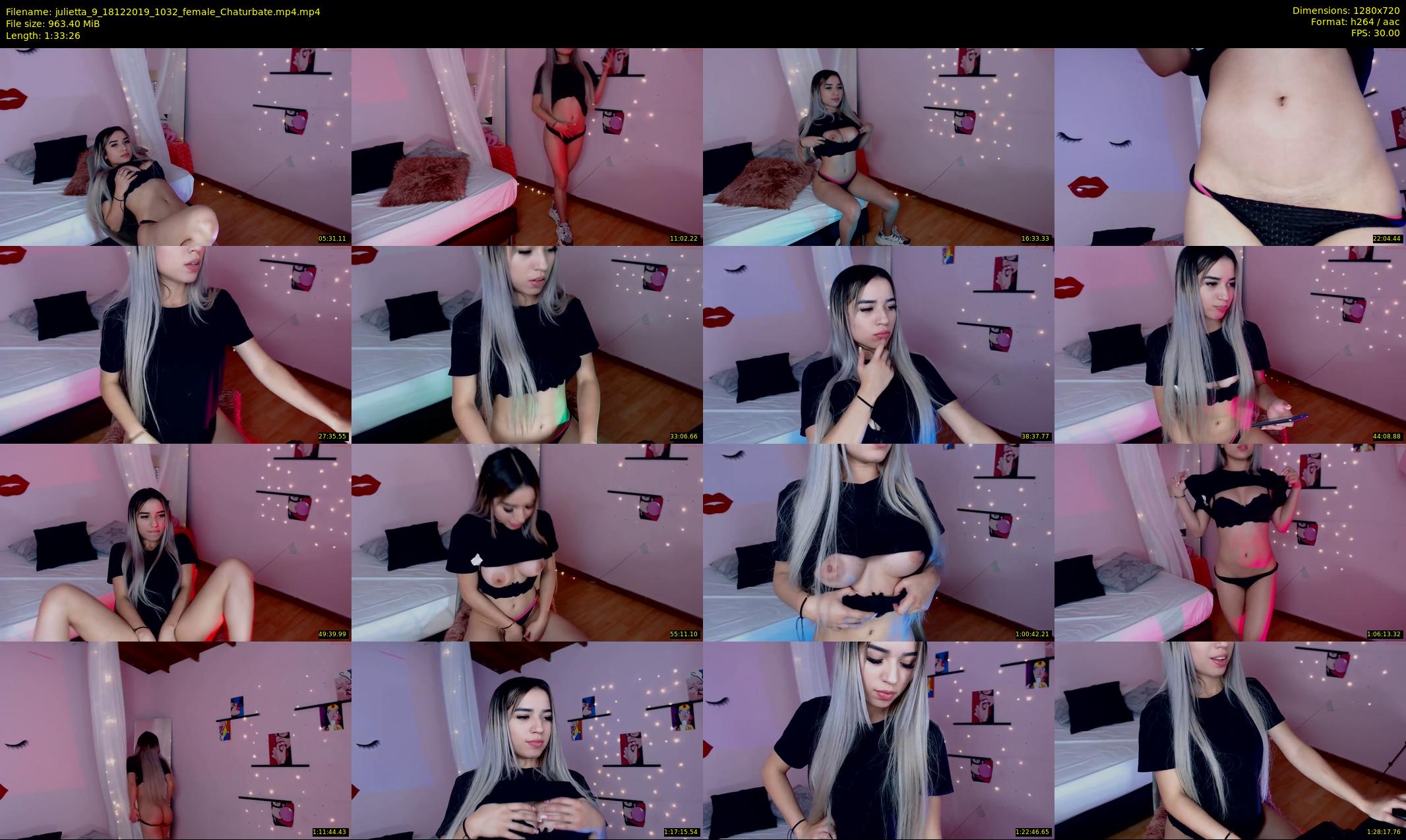 julietta_9 — 94 minute Chaturbate female cam show recording, 720p, Dec 18, 2019