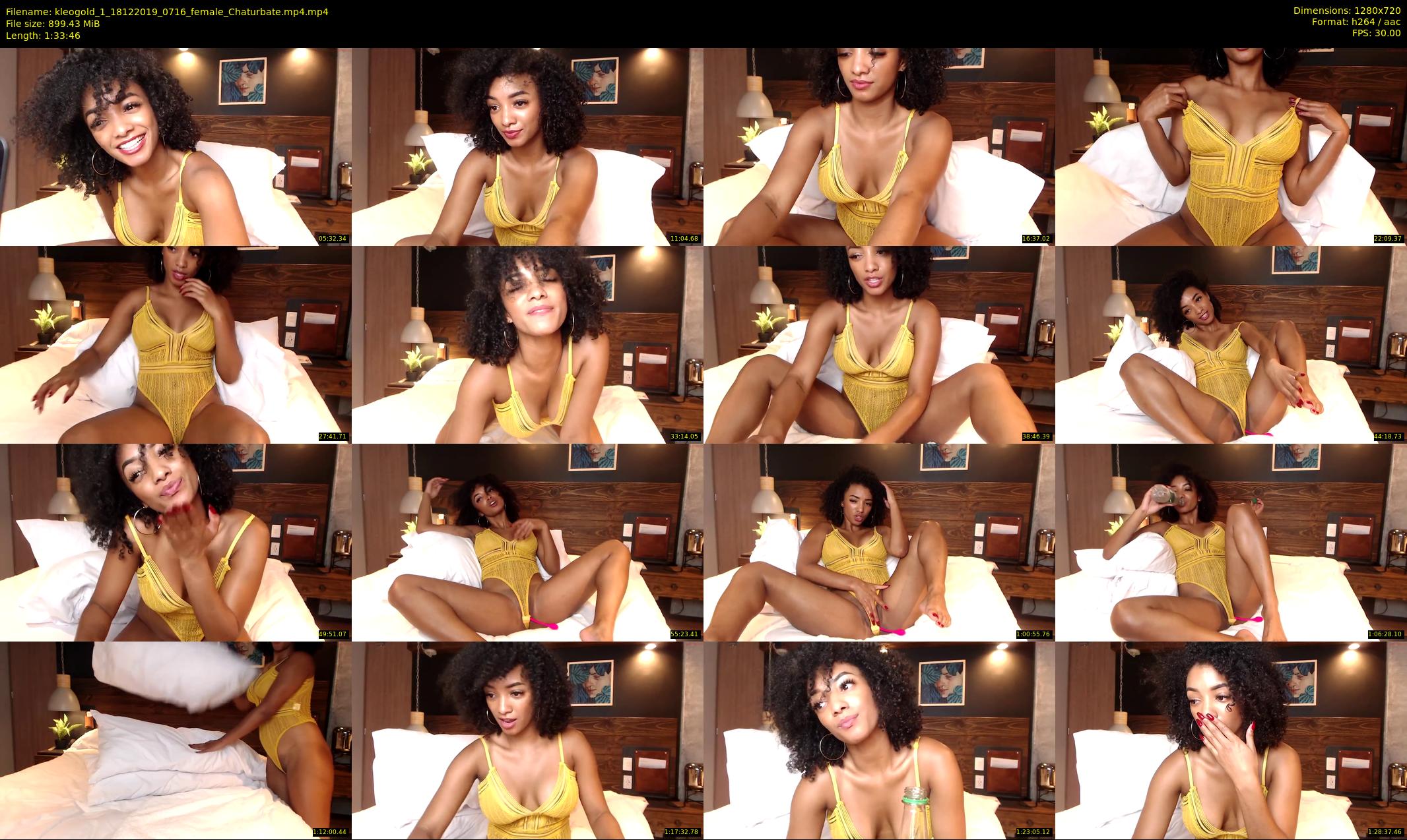 kleogold_1 — 94 minute Chaturbate female cam show recording, 720p, Dec 18, 2019
