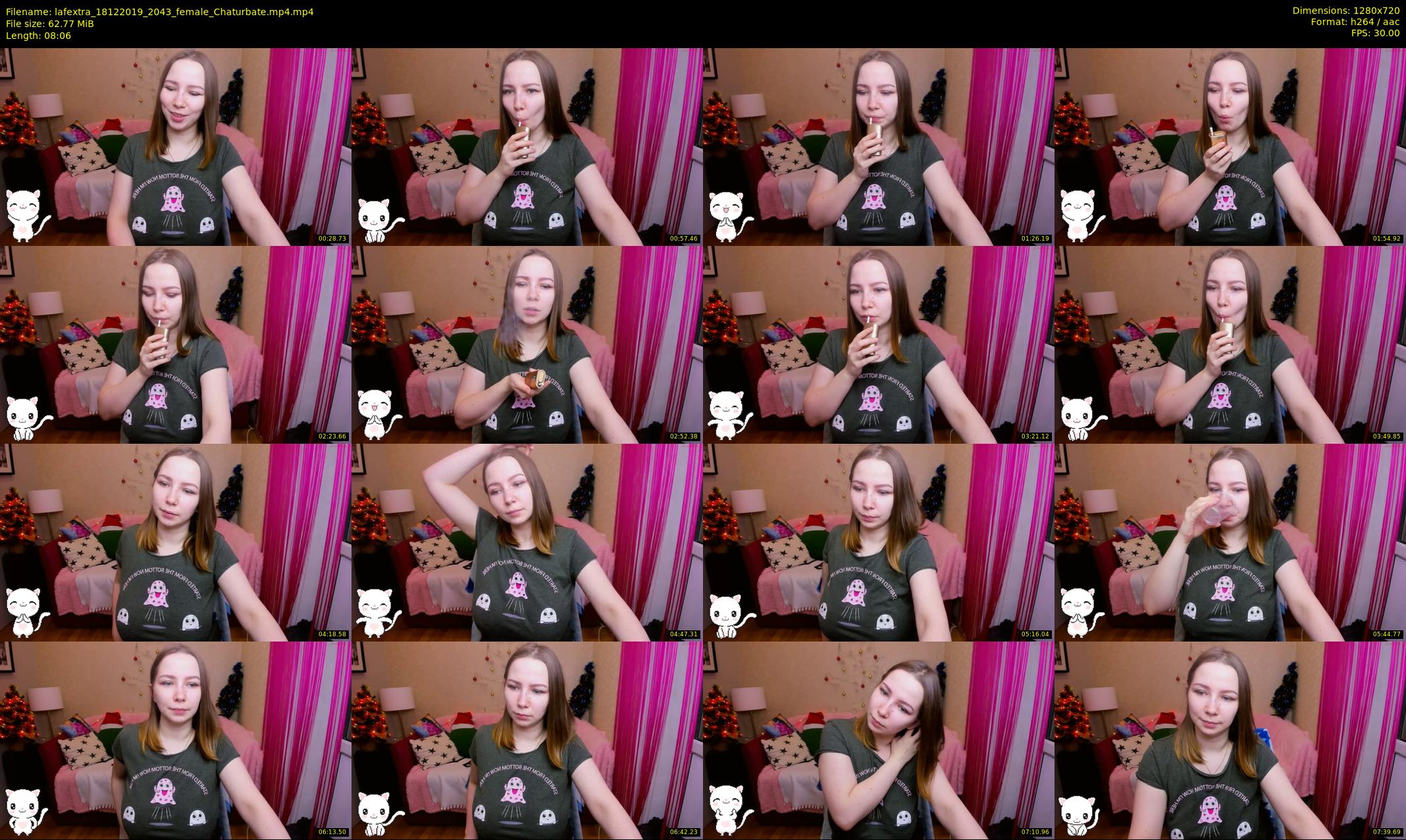 lafextra — 9 minute Chaturbate female cam show recording, 720p, Dec 18, 2019