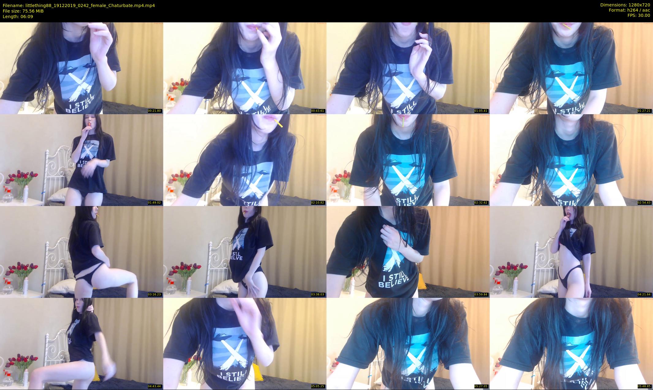 littlething88 — 7 minute Chaturbate female cam show recording, 720p, Dec 19, 2019