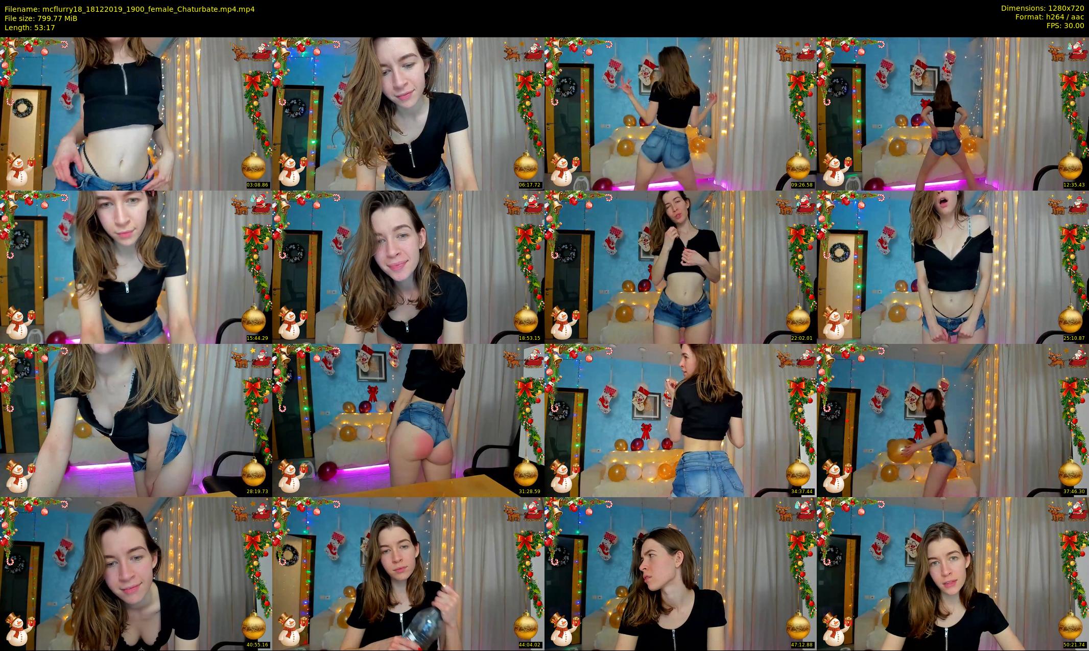 mcflurry18 — 54 minute Chaturbate female cam show recording, 720p, Dec 18, 2019