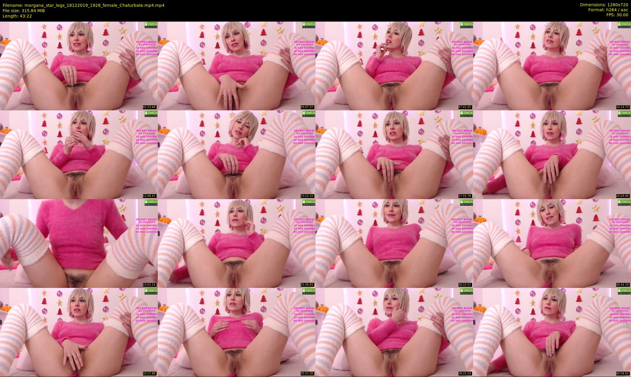 morgana_star_legs — 44 minute Chaturbate female cam show recording, 720p, Dec 18, 2019