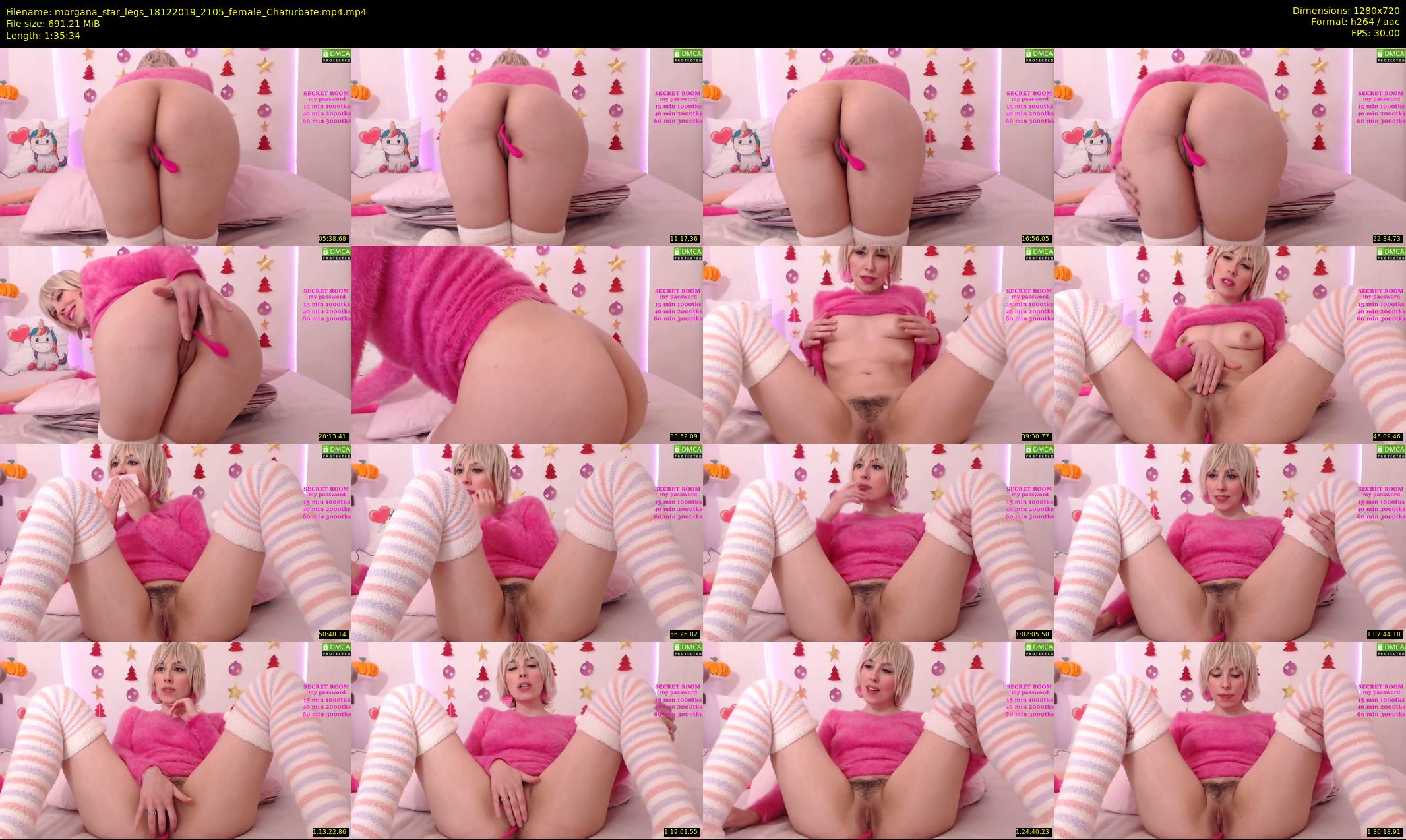 morgana_star_legs — 96 minute Chaturbate female cam show recording, 720p, Dec 18, 2019
