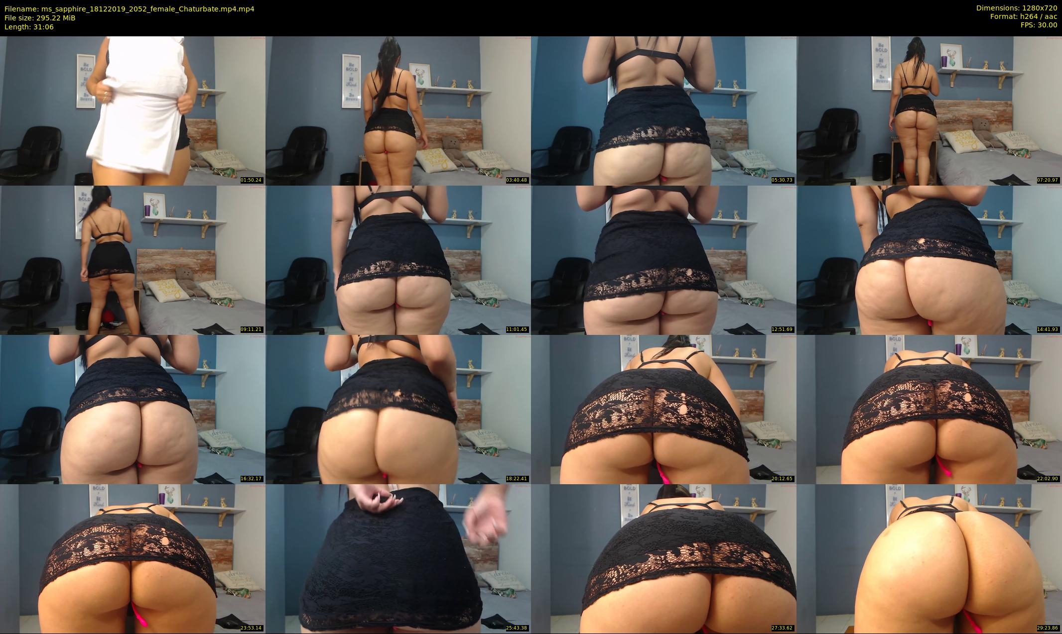 ms_sapphire — 32 minute Chaturbate female cam show recording, 720p, Dec 18, 2019