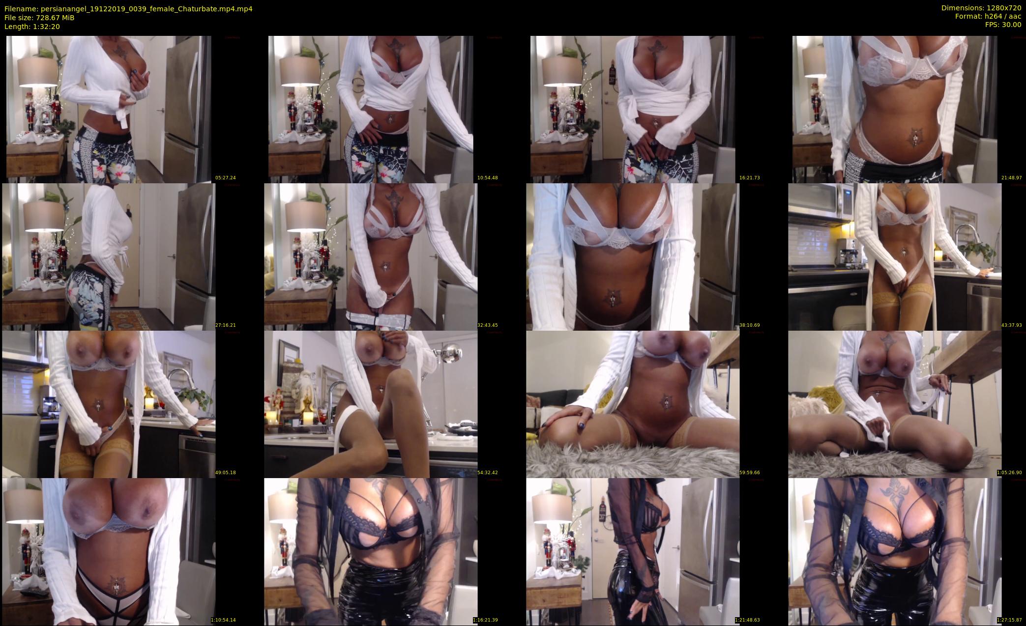 persianangel — 93 minute Chaturbate female cam show recording, 720p, Dec 19, 2019