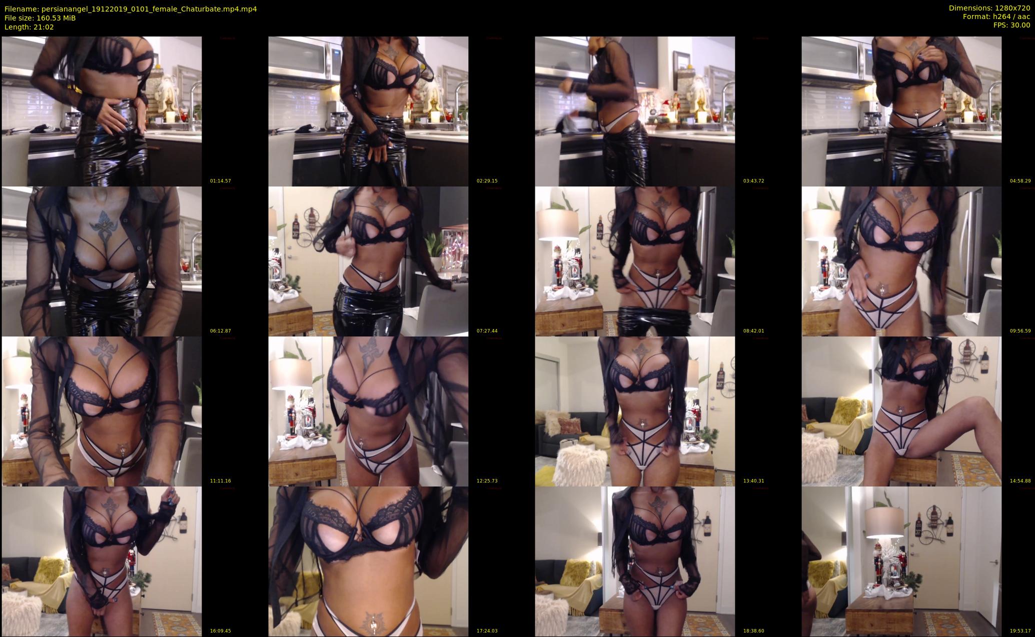 persianangel — 22 minute Chaturbate female cam show recording, 720p, Dec 19, 2019