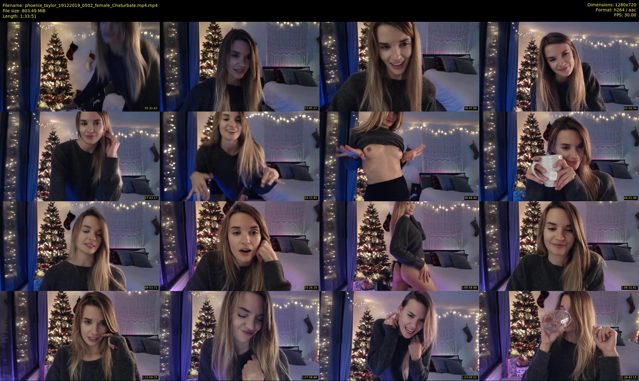 phoenix_taylor — 94 minute Chaturbate female cam show recording, 720p, Dec 19, 2019