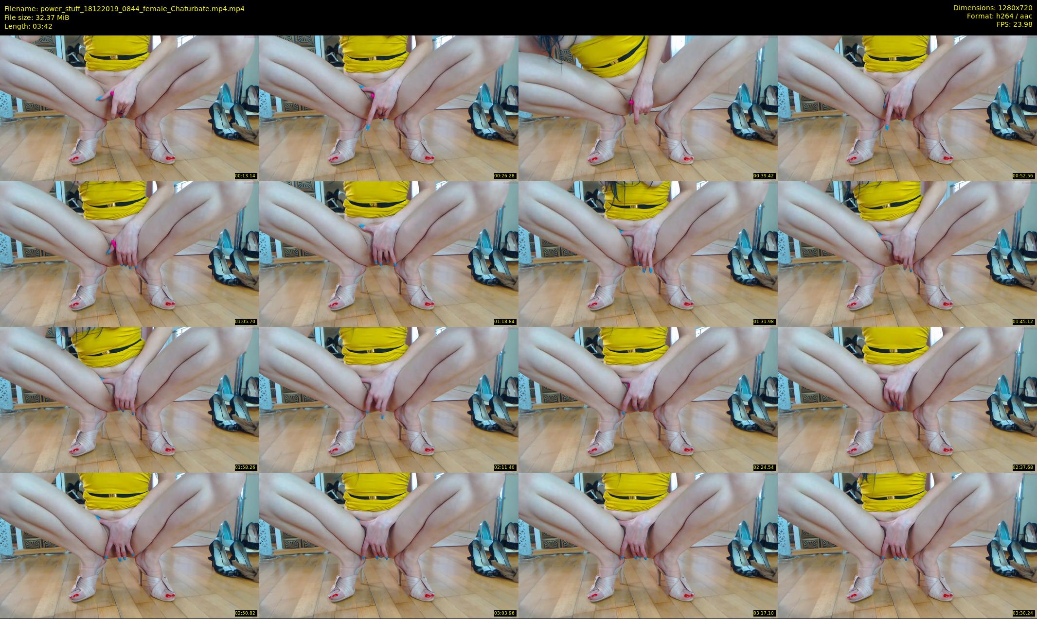 power_stuff — 4 minute Chaturbate female cam show recording, 720p, Dec 18, 2019