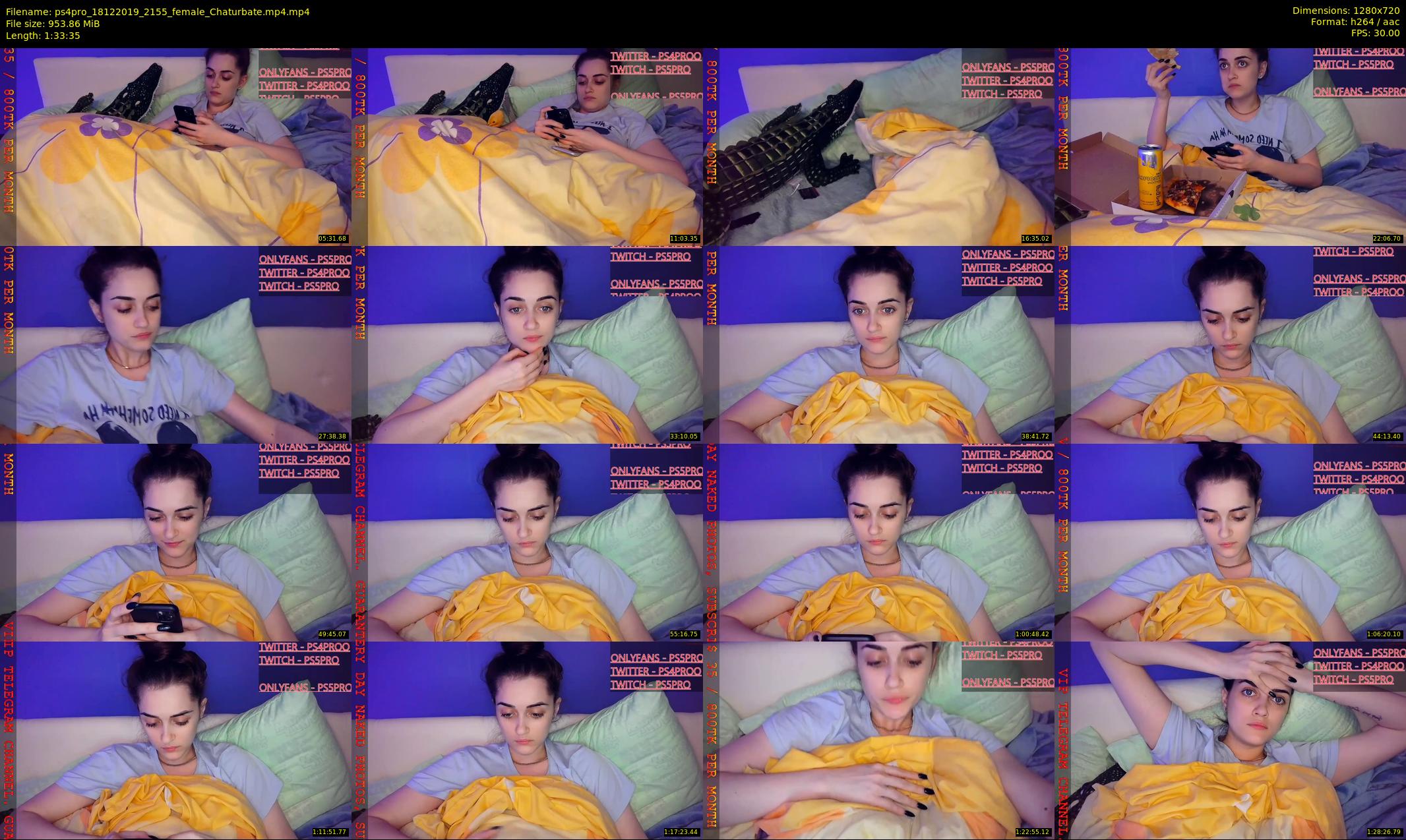 ps4pro — 94 minute Chaturbate female cam show recording, 720p, Dec 18, 2019