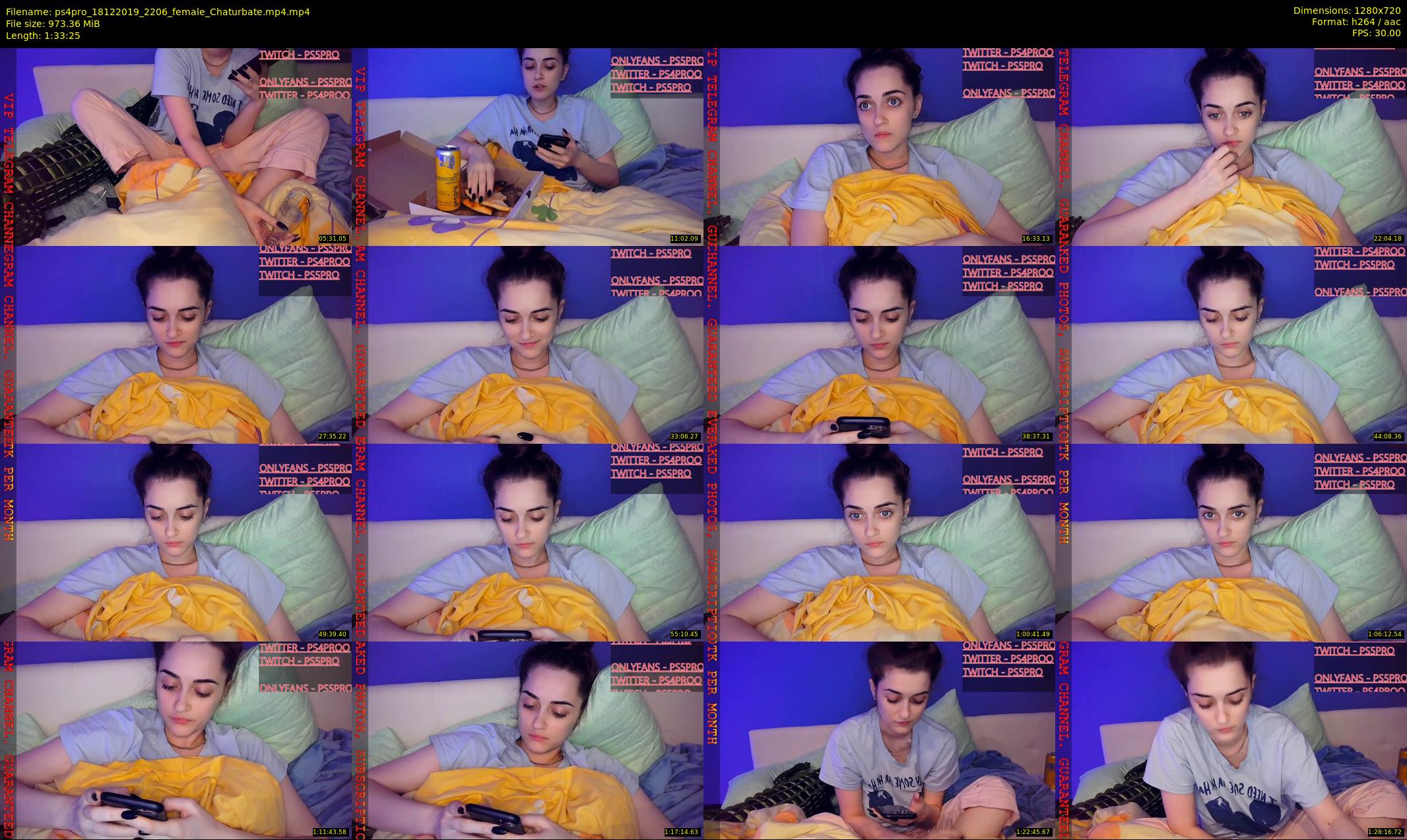 ps4pro — 94 minute Chaturbate female cam show recording, 720p, Dec 18, 2019