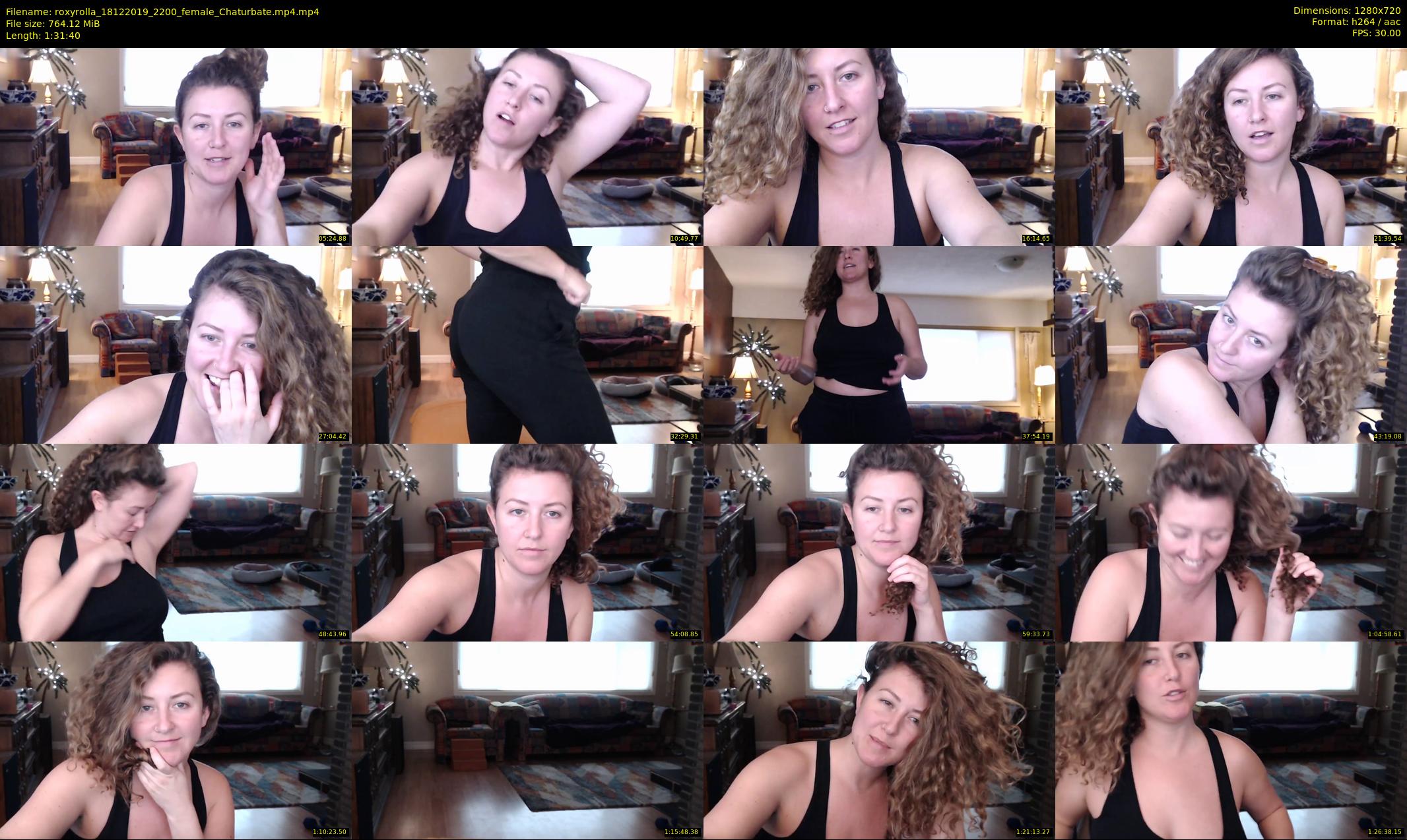 roxyrolla — 92 minute Chaturbate female cam show recording, 720p, Dec 18, 2019
