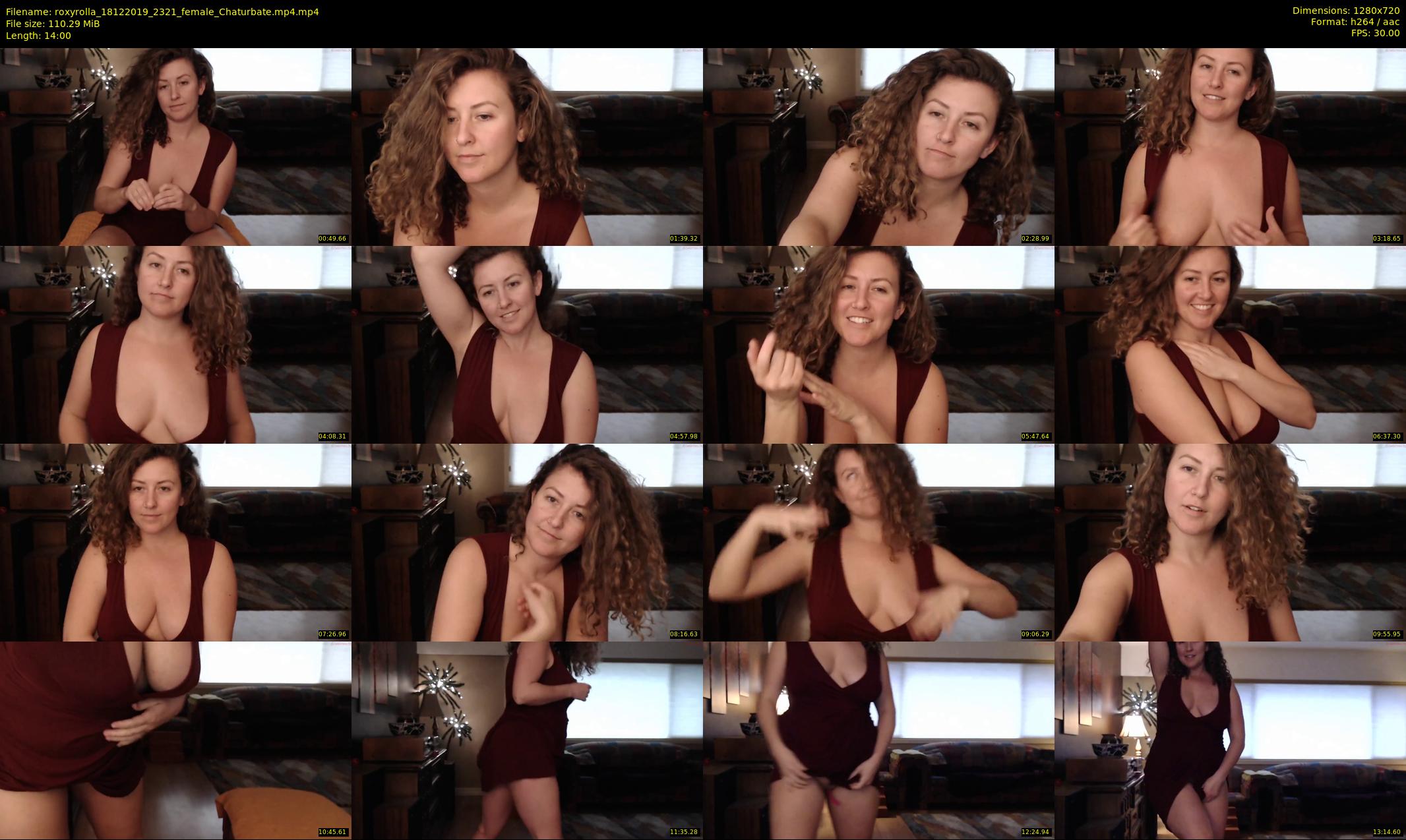 roxyrolla — 14 minute Chaturbate female cam show recording, 720p, Dec 18, 2019