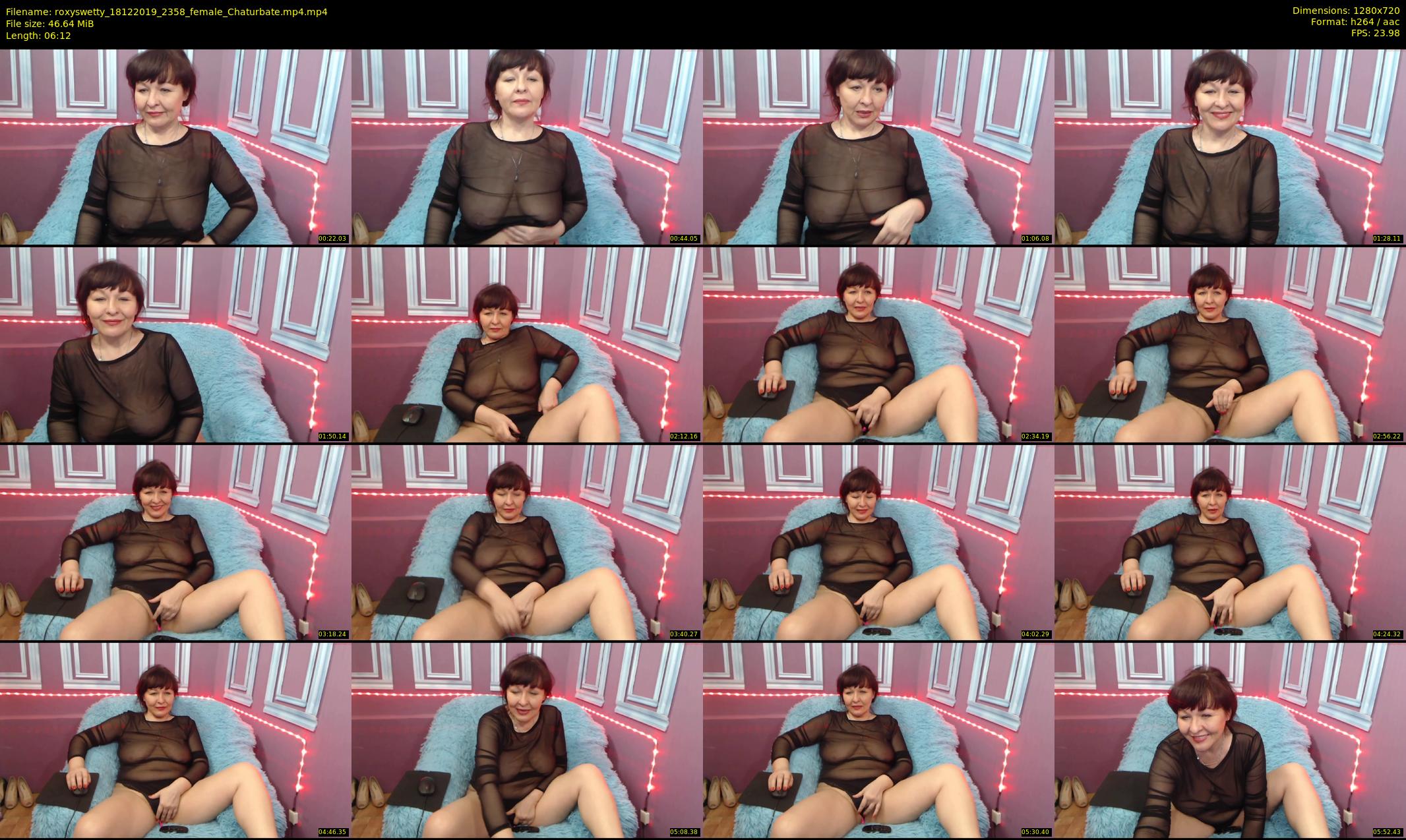 roxyswetty — 7 minute Chaturbate female cam show recording, 720p, Dec 18, 2019