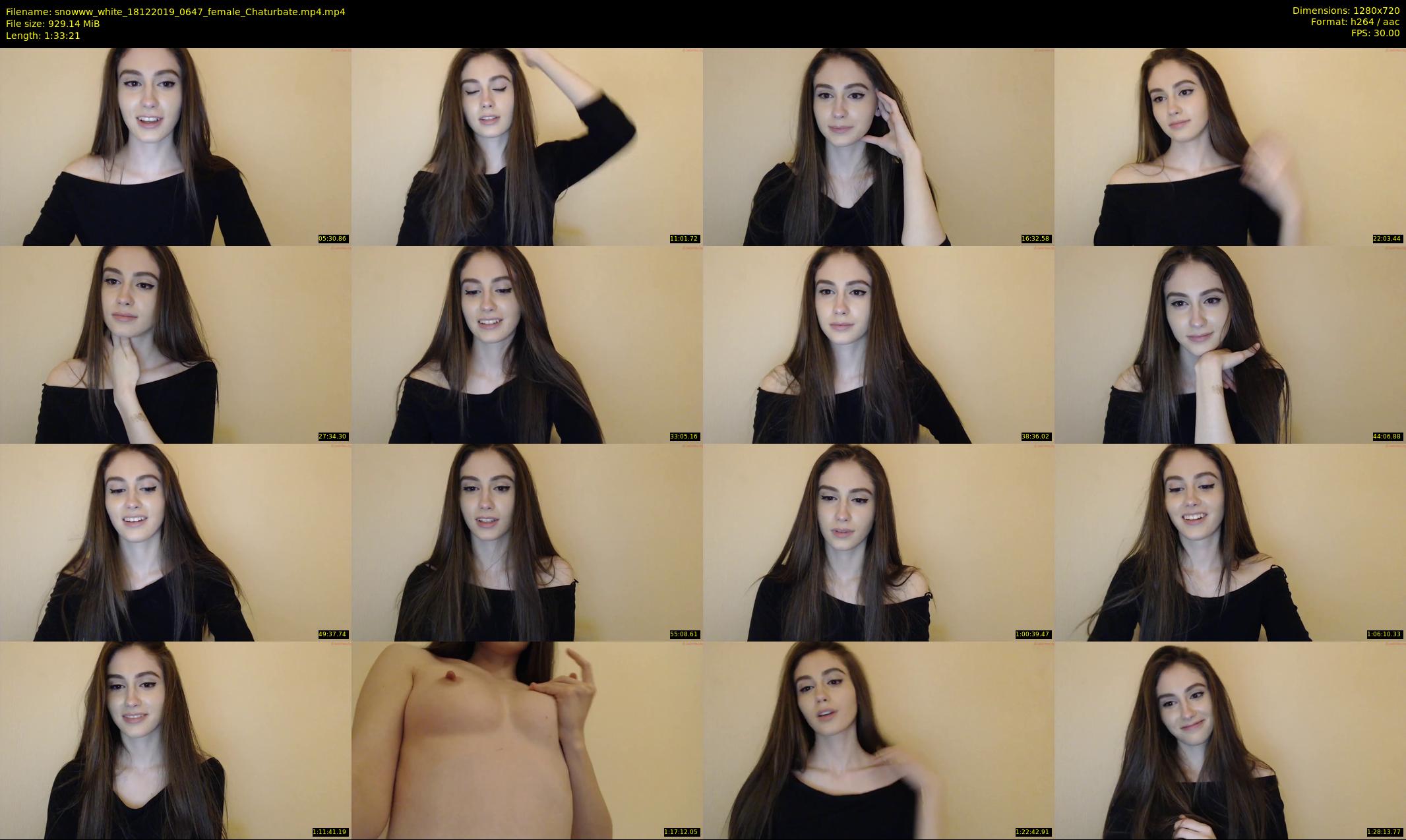 snowww_white — 94 minute Chaturbate female cam show recording, 720p, Dec 18, 2019