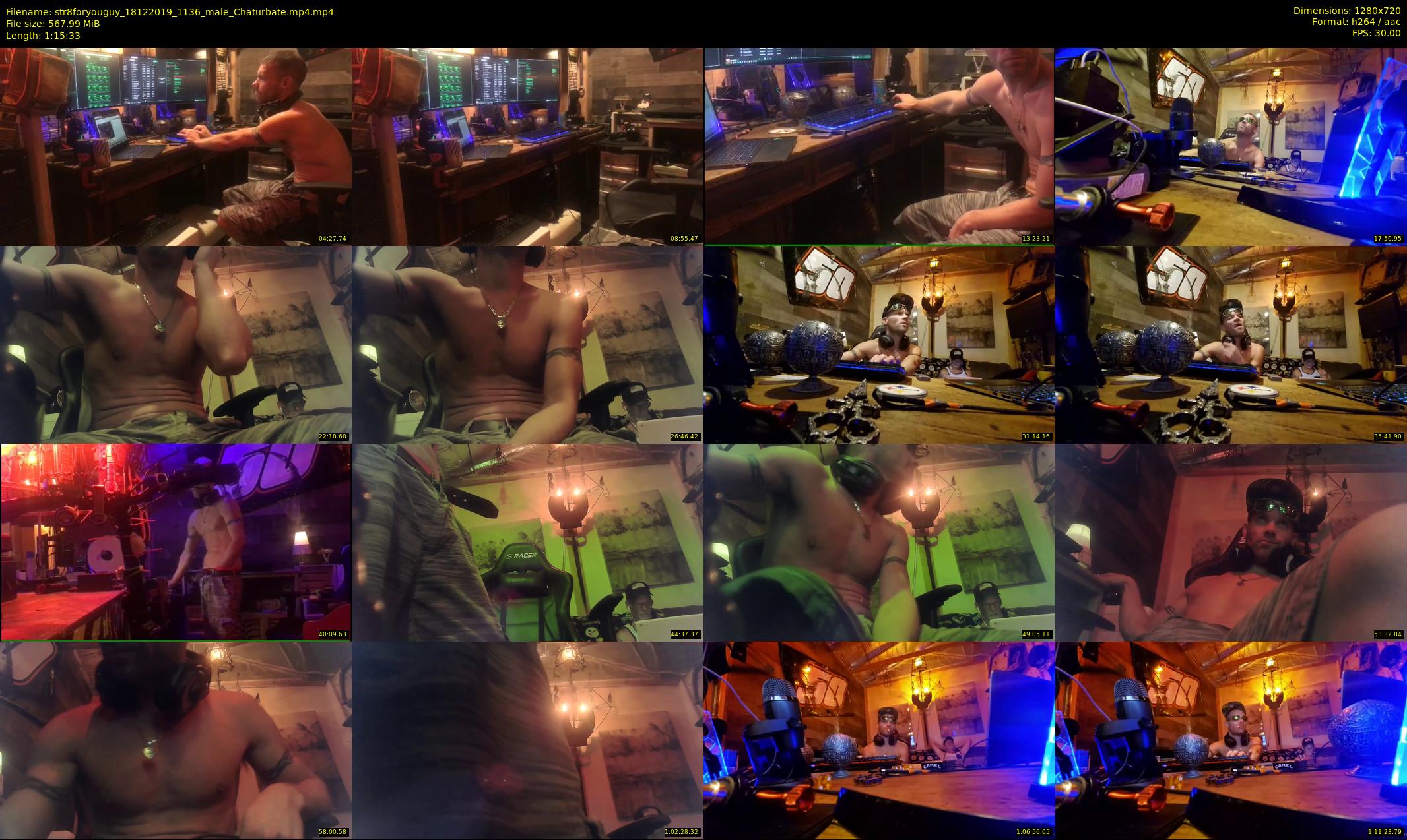 str8foryouguy — 76 minute Chaturbate male cam show recording, 720p, Dec 18, 2019