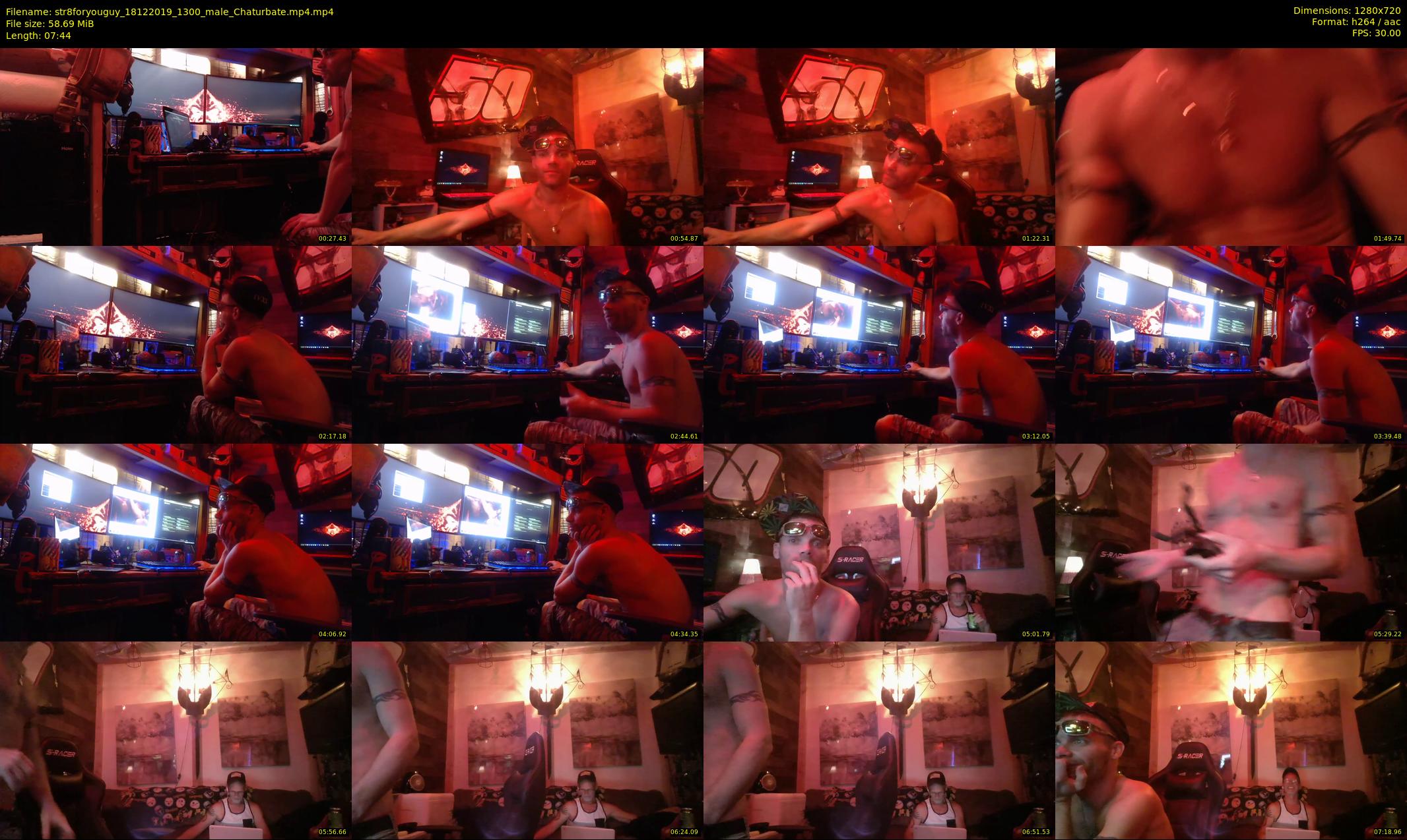 str8foryouguy — 8 minute Chaturbate male cam show recording, 720p, Dec 18, 2019