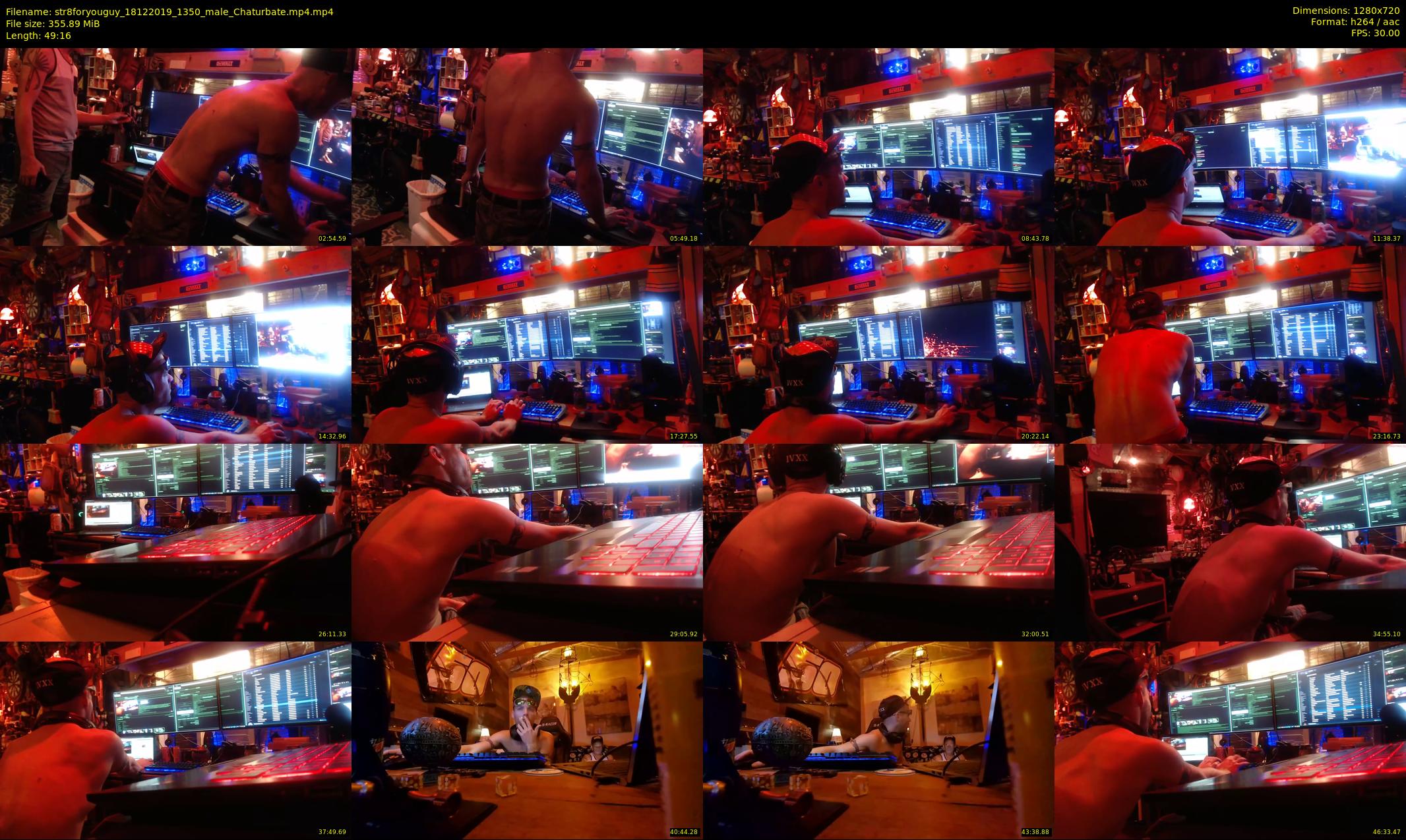 str8foryouguy — 50 minute Chaturbate male cam show recording, 720p, Dec 18, 2019