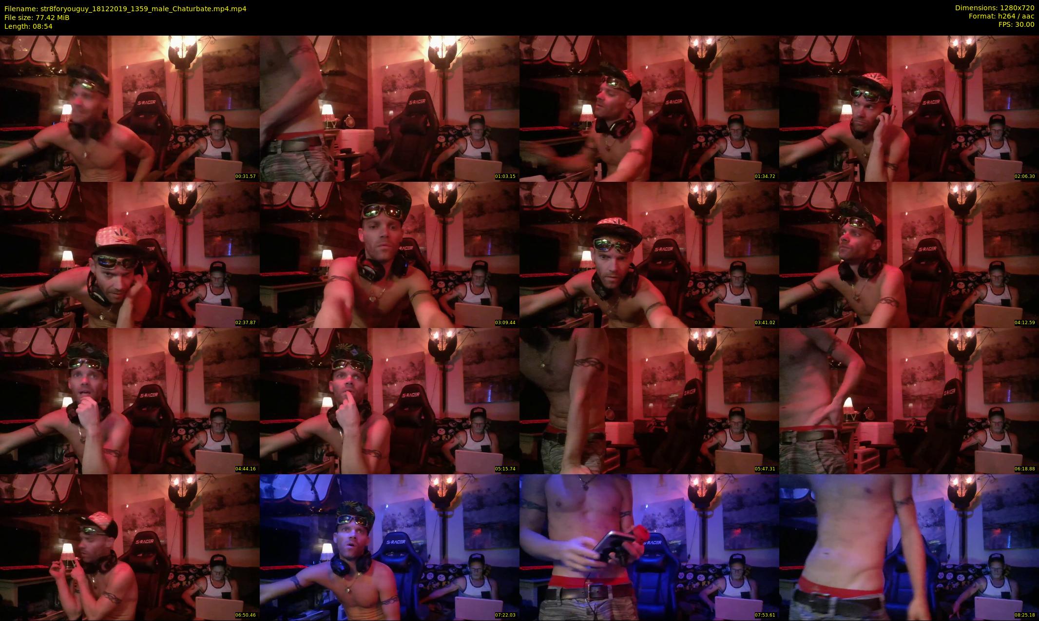 str8foryouguy — 9 minute Chaturbate male cam show recording, 720p, Dec 18, 2019