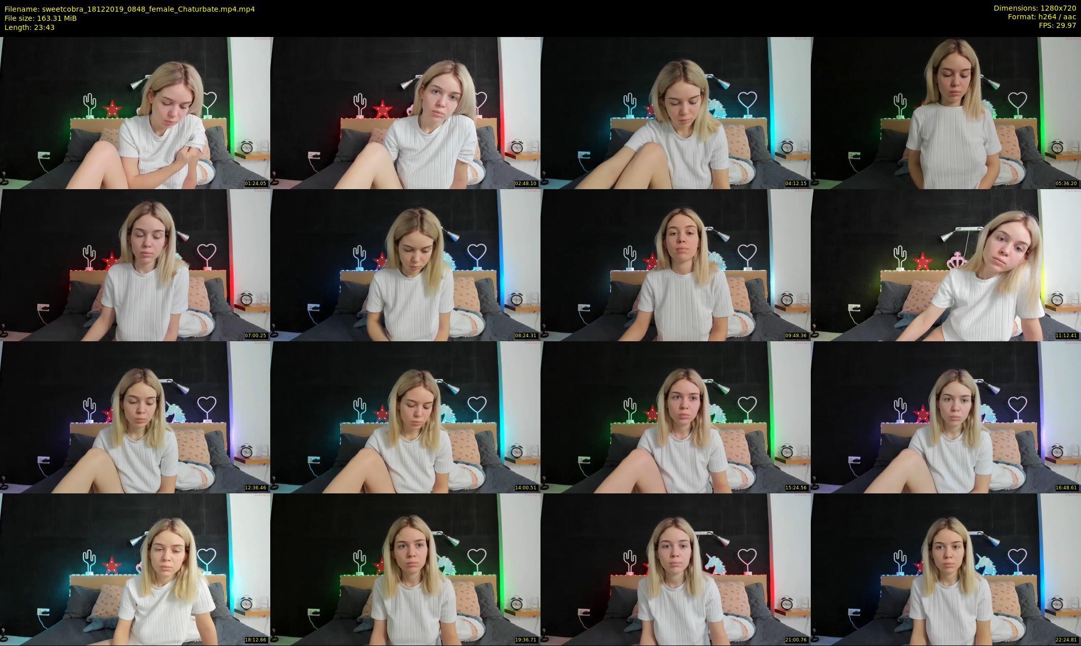 sweetcobra — 24 minute Chaturbate female cam show recording, 720p, Dec 18, 2019