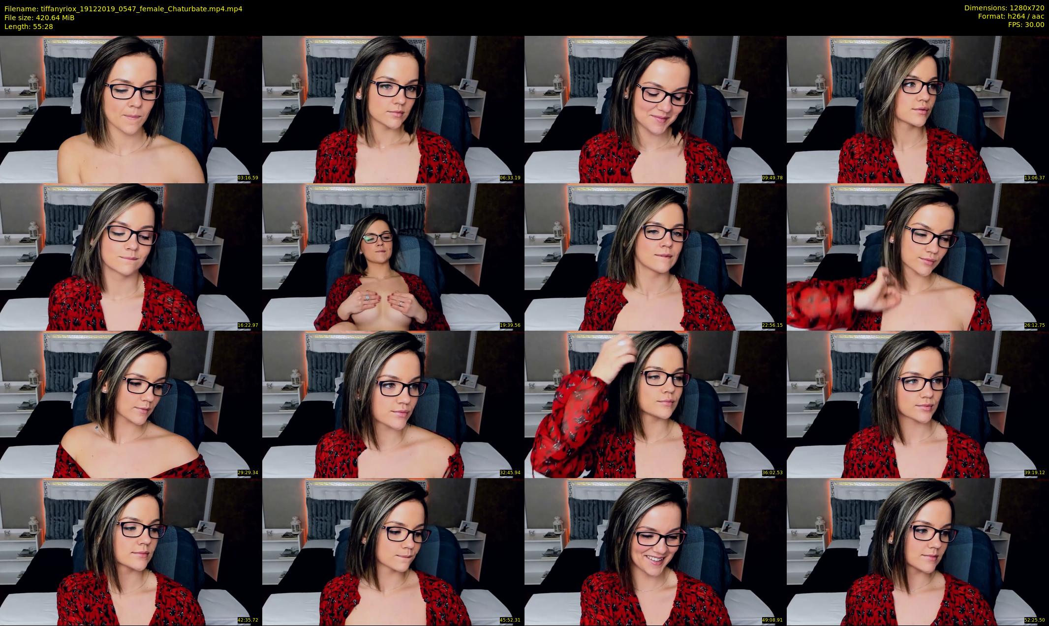 tiffanyriox — 56 minute Chaturbate female cam show recording, 720p, Dec 19, 2019