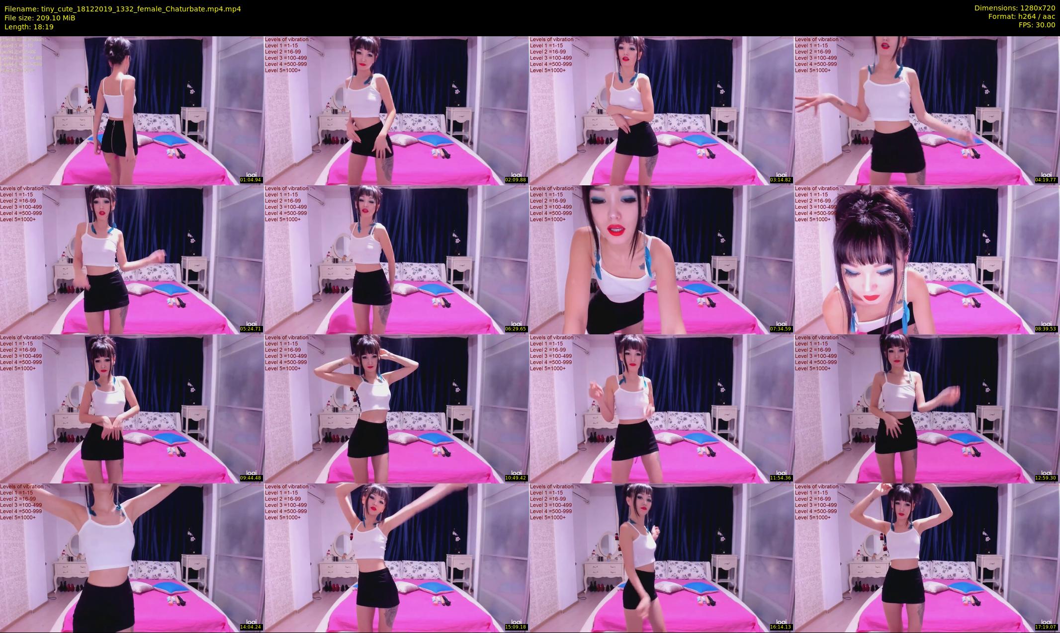 tiny_cute — 19 minute Chaturbate female cam show recording, 720p, Dec 18, 2019