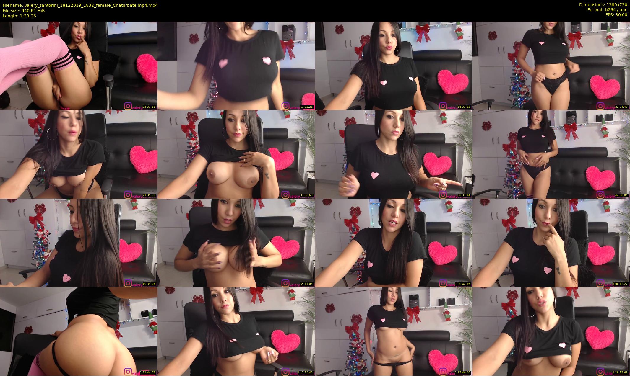 valery_santorini — 94 minute Chaturbate female cam show recording, 720p, Dec 18, 2019