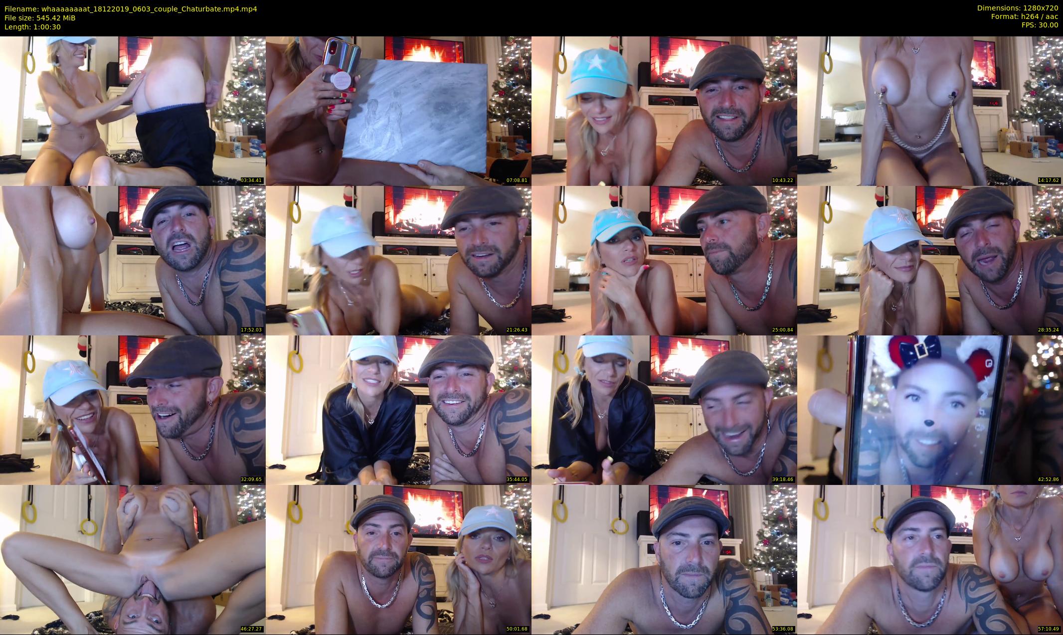 whaaaaaaaat — 61 minute Chaturbate couple cam show recording, 720p, Dec 18, 2019