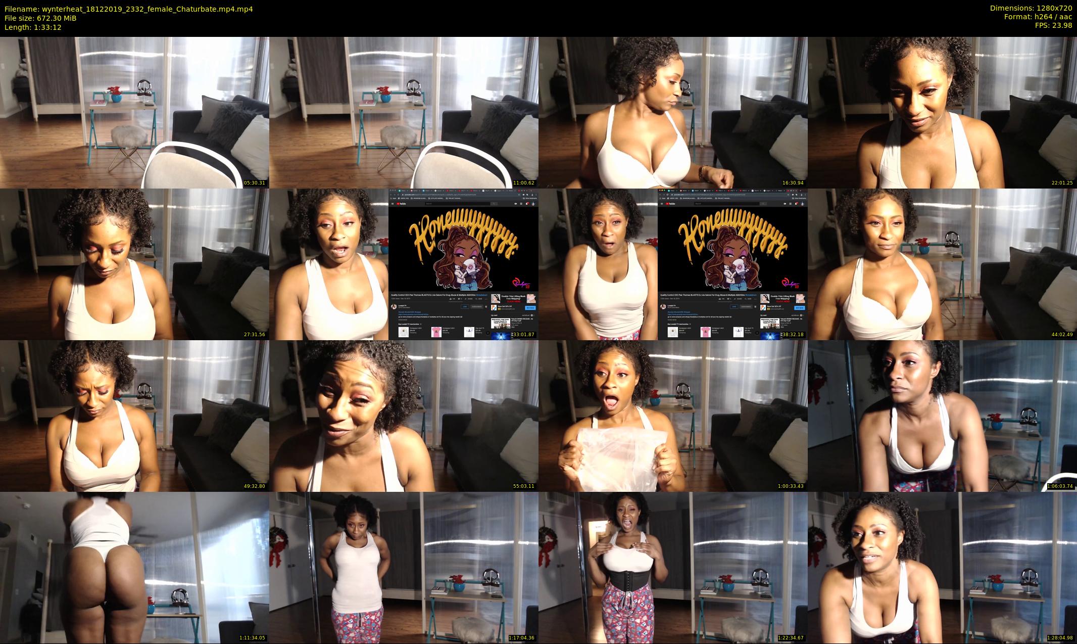 wynterheat — 94 minute Chaturbate female cam show recording, 720p, Dec 18, 2019